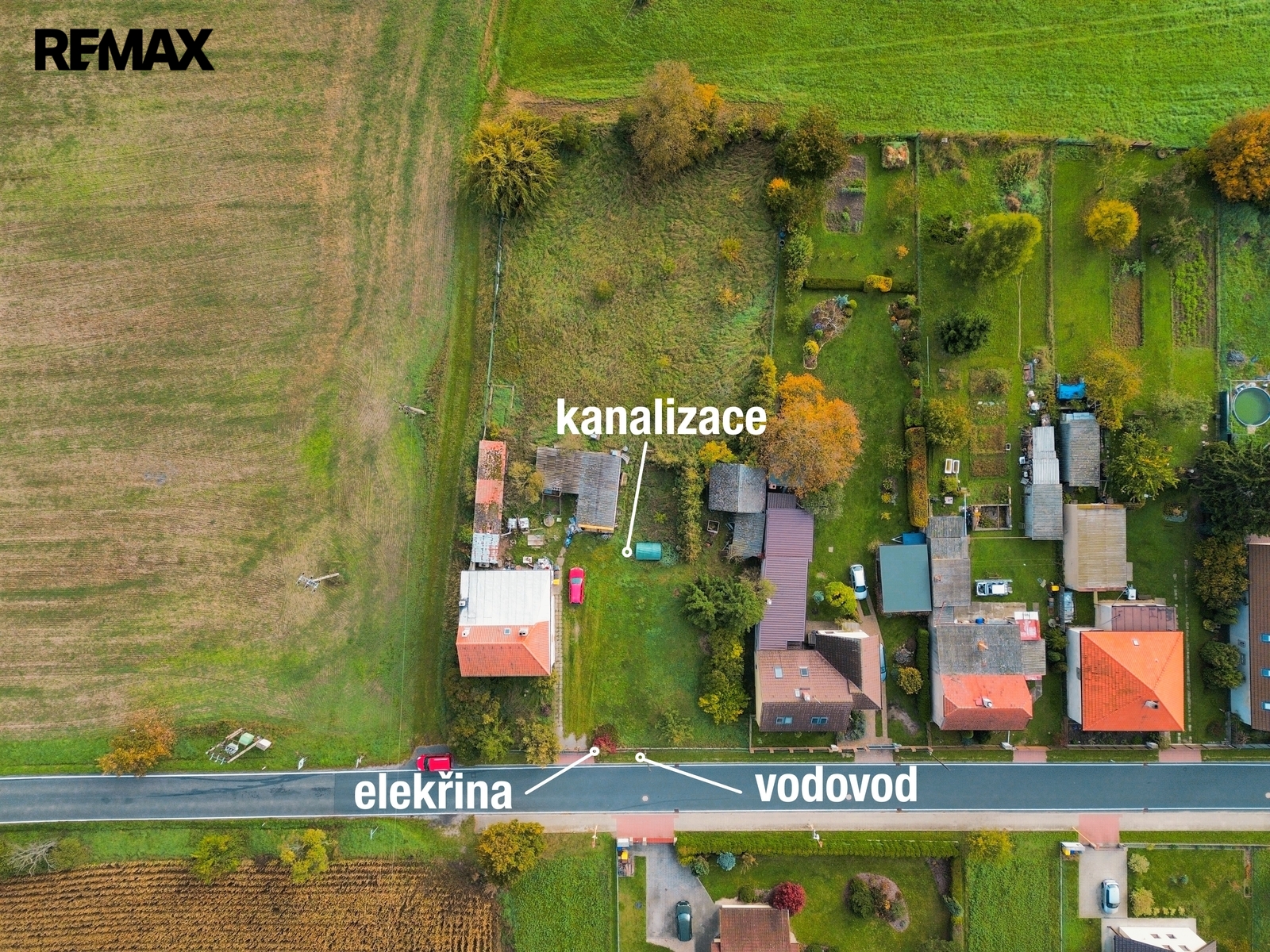 Umístění inženýrských sítí