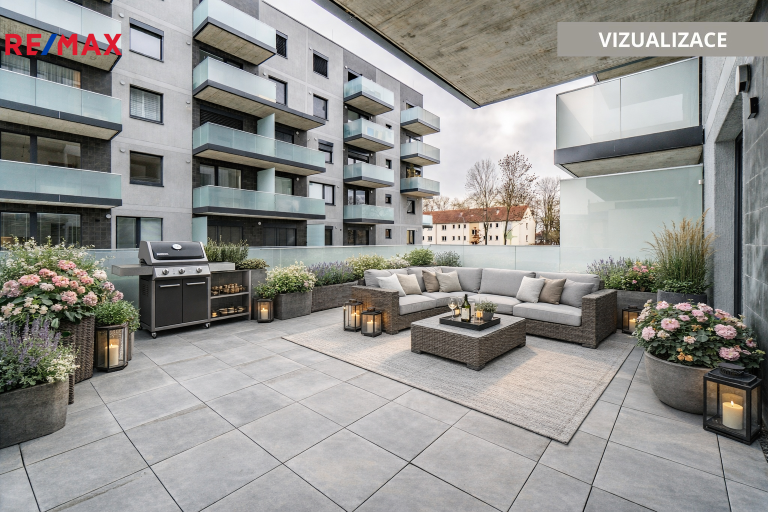 vizualizace ložnice