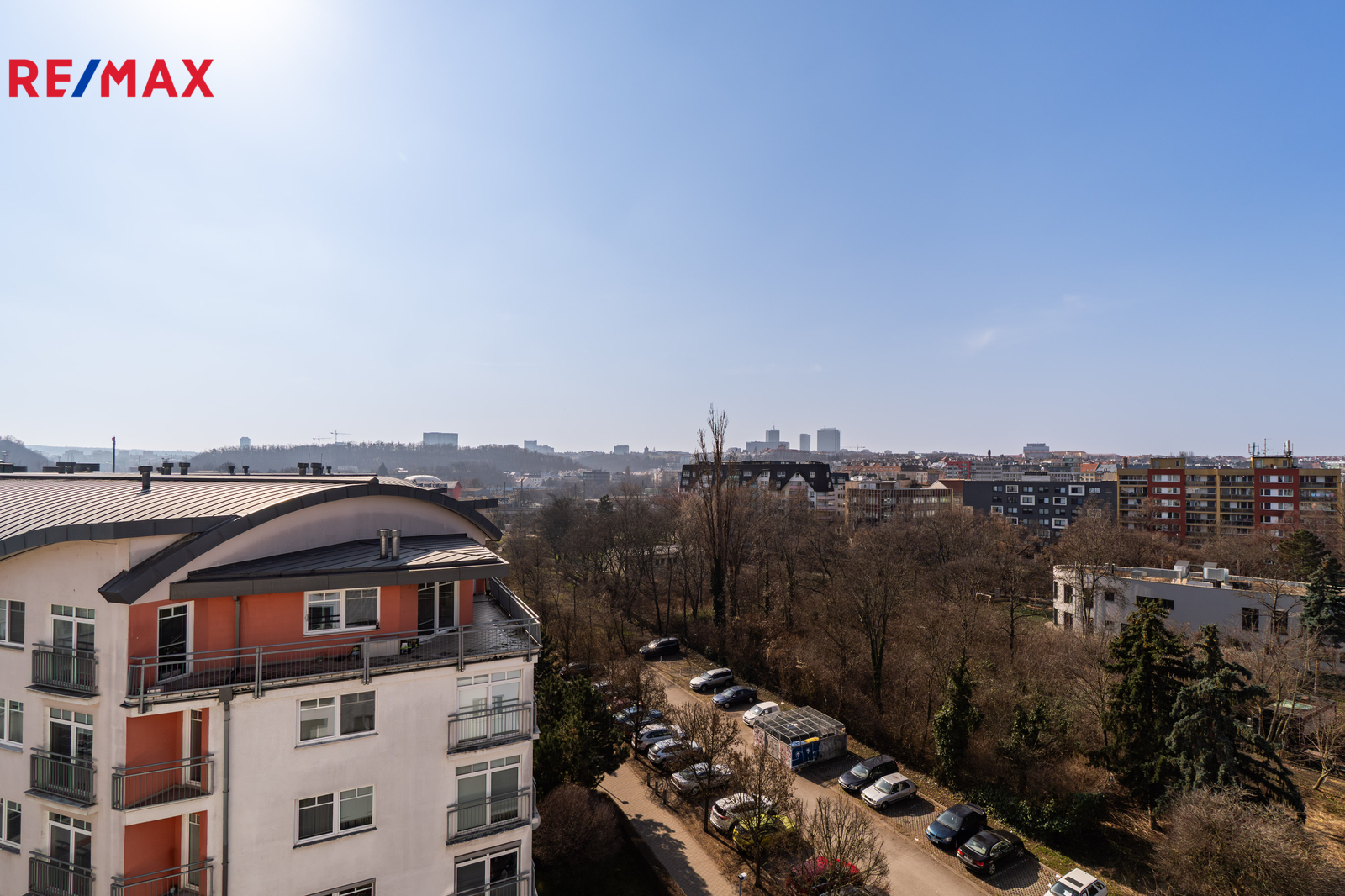 Výhled z hlavní části