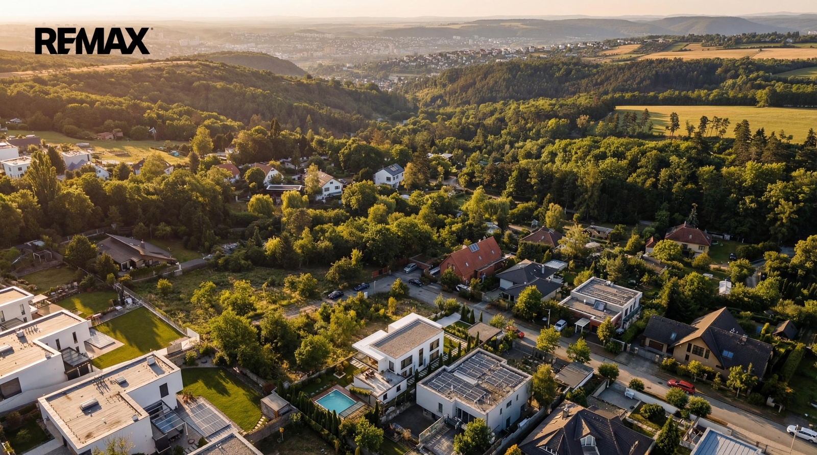 Vizualizace domu na pozemku