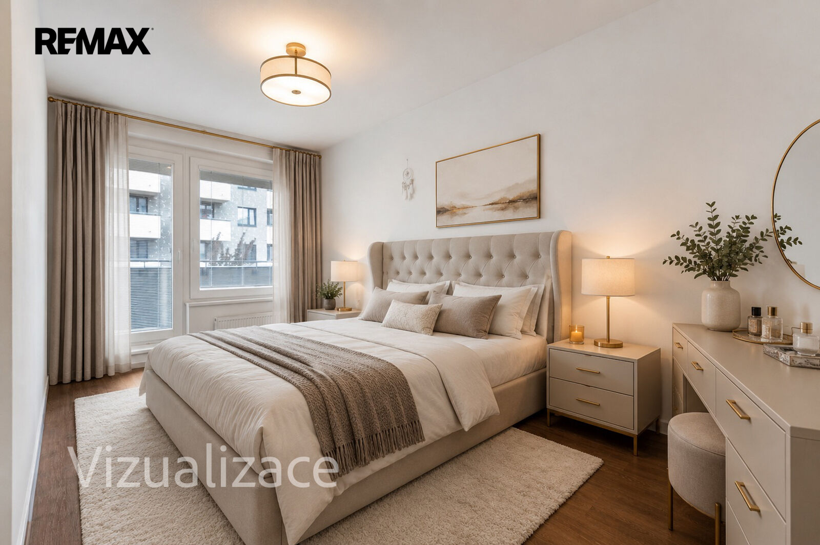Ložnice - vizualizace