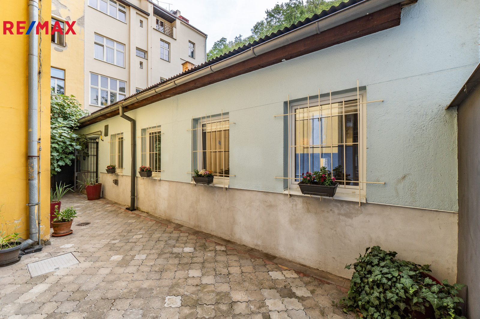 Pohled na objekt z dvora