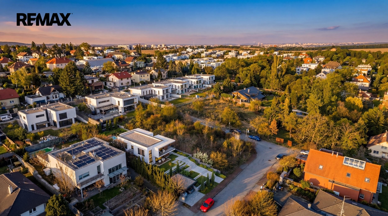 Vizualizace domu na pozemku