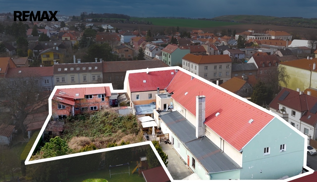 Soubor nemovitostí vytváří kompaktní rozvojové úze