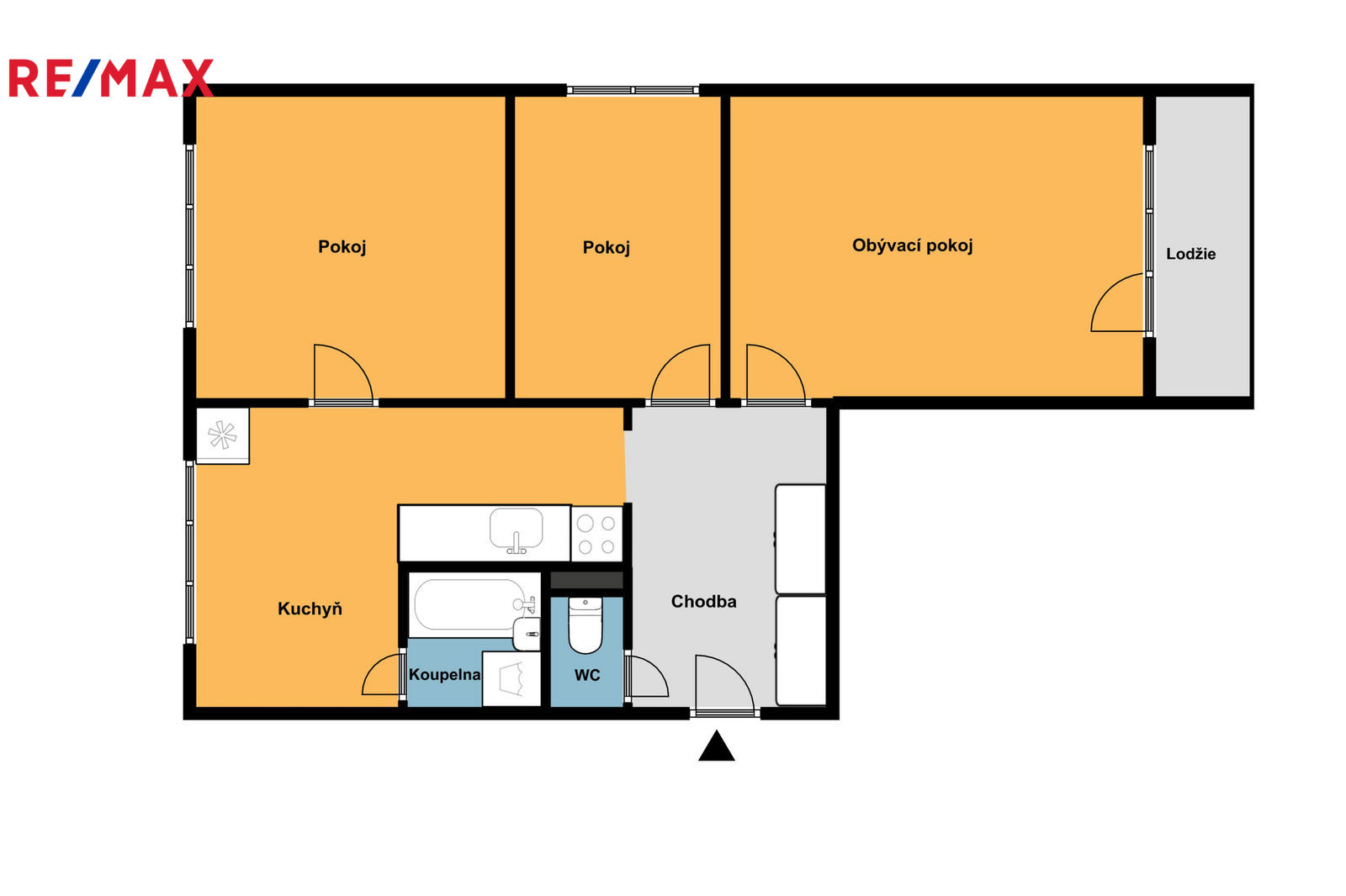 Prodej bytu 3+1, 68 m² Křivoklát (okres Rakovník), obrázek 18