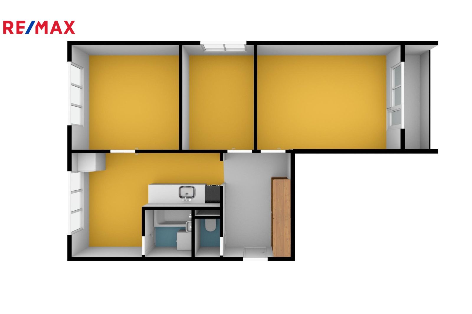 Prodej bytu 3+1, 68 m² Křivoklát (okres Rakovník), obrázek 19