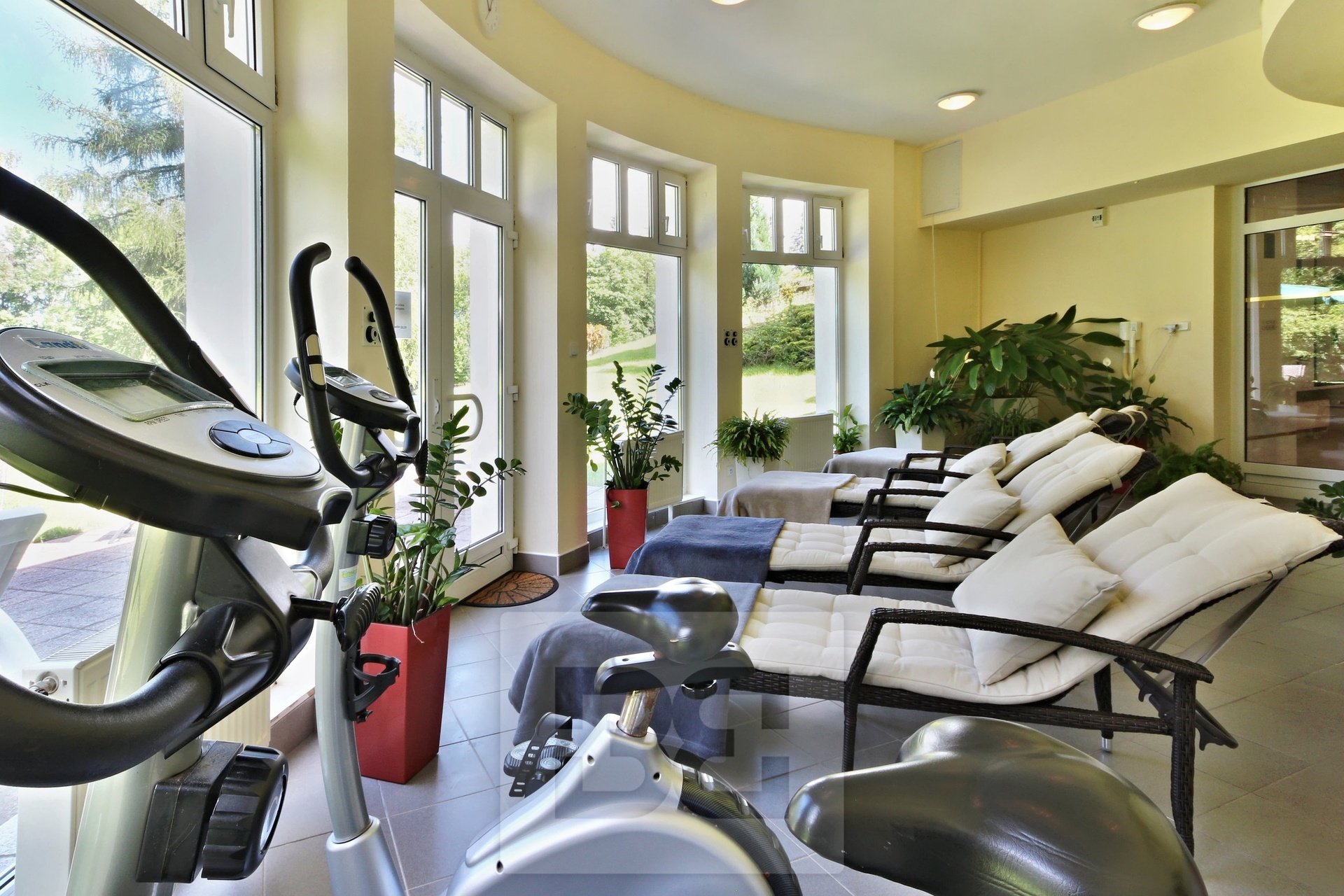 Relaxation room with view