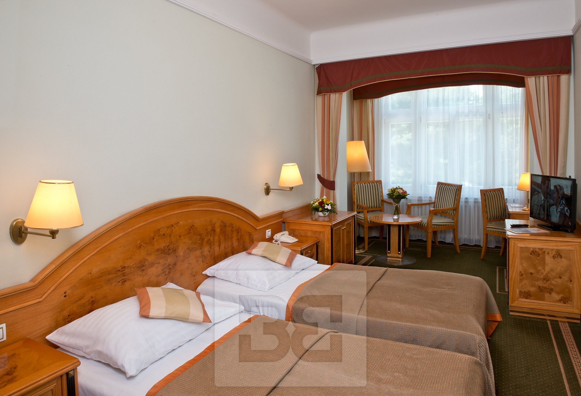 Double room twin bed