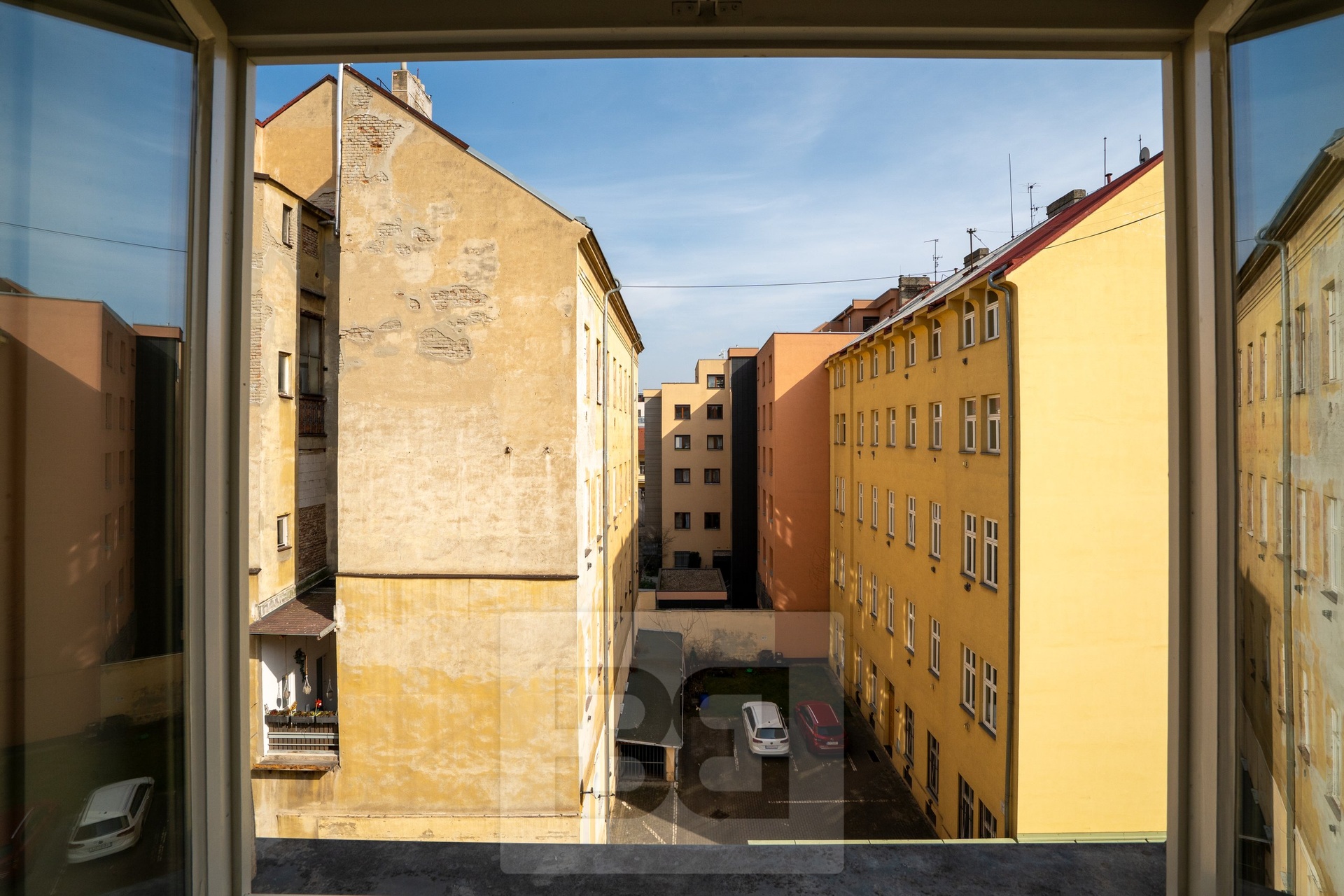 Pohled do vnitrobloku