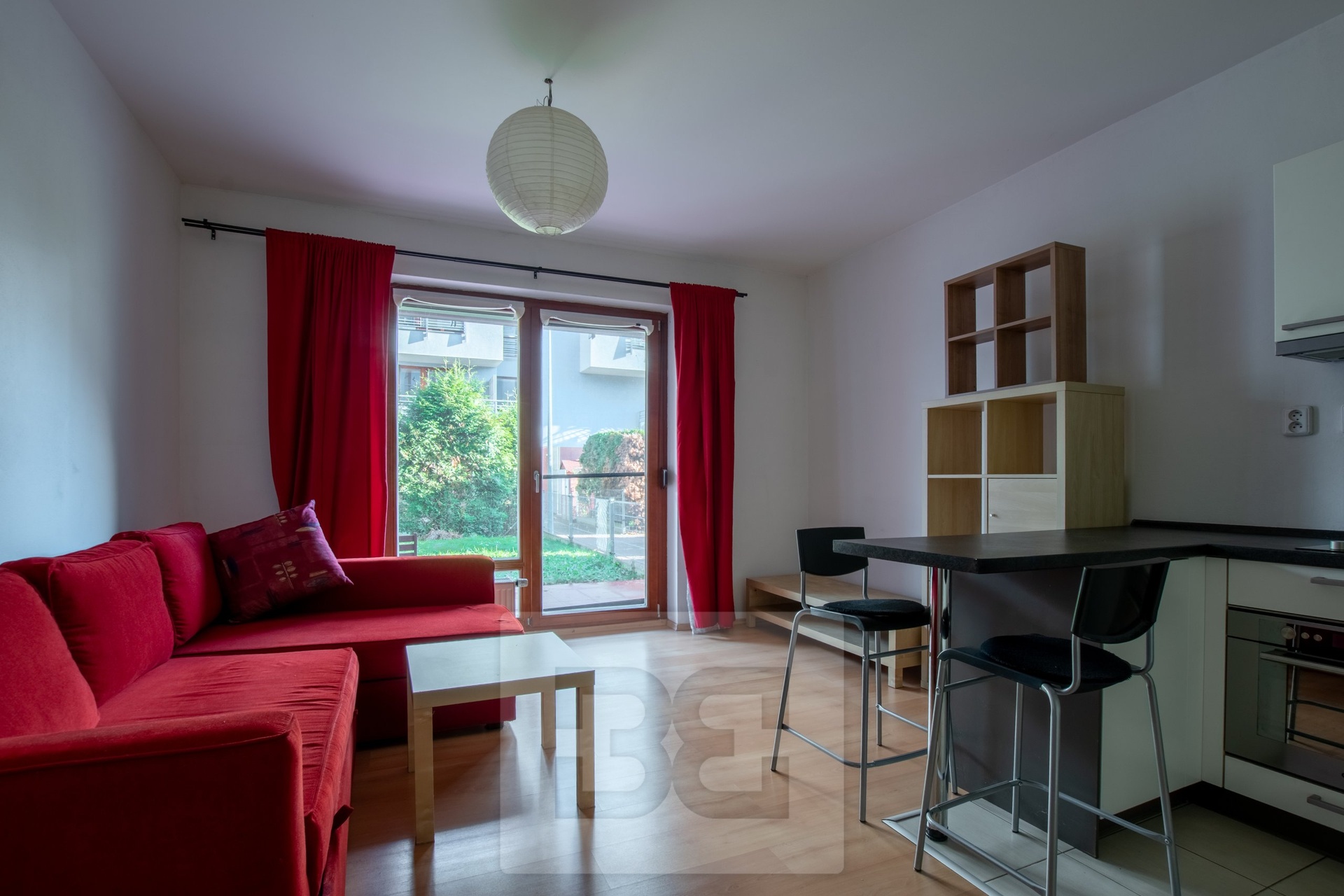 Obývací pokoj - pohled na zahradu