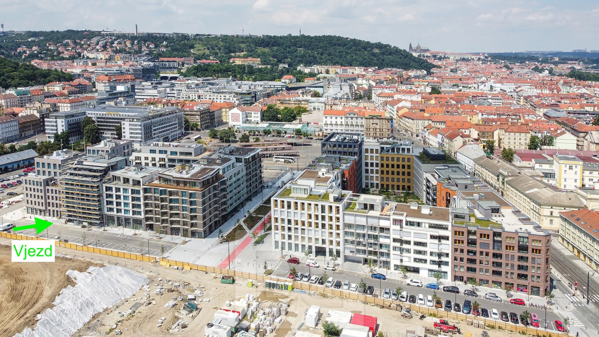 Smichov_City_–_Sever_1_(2024,_aerial)