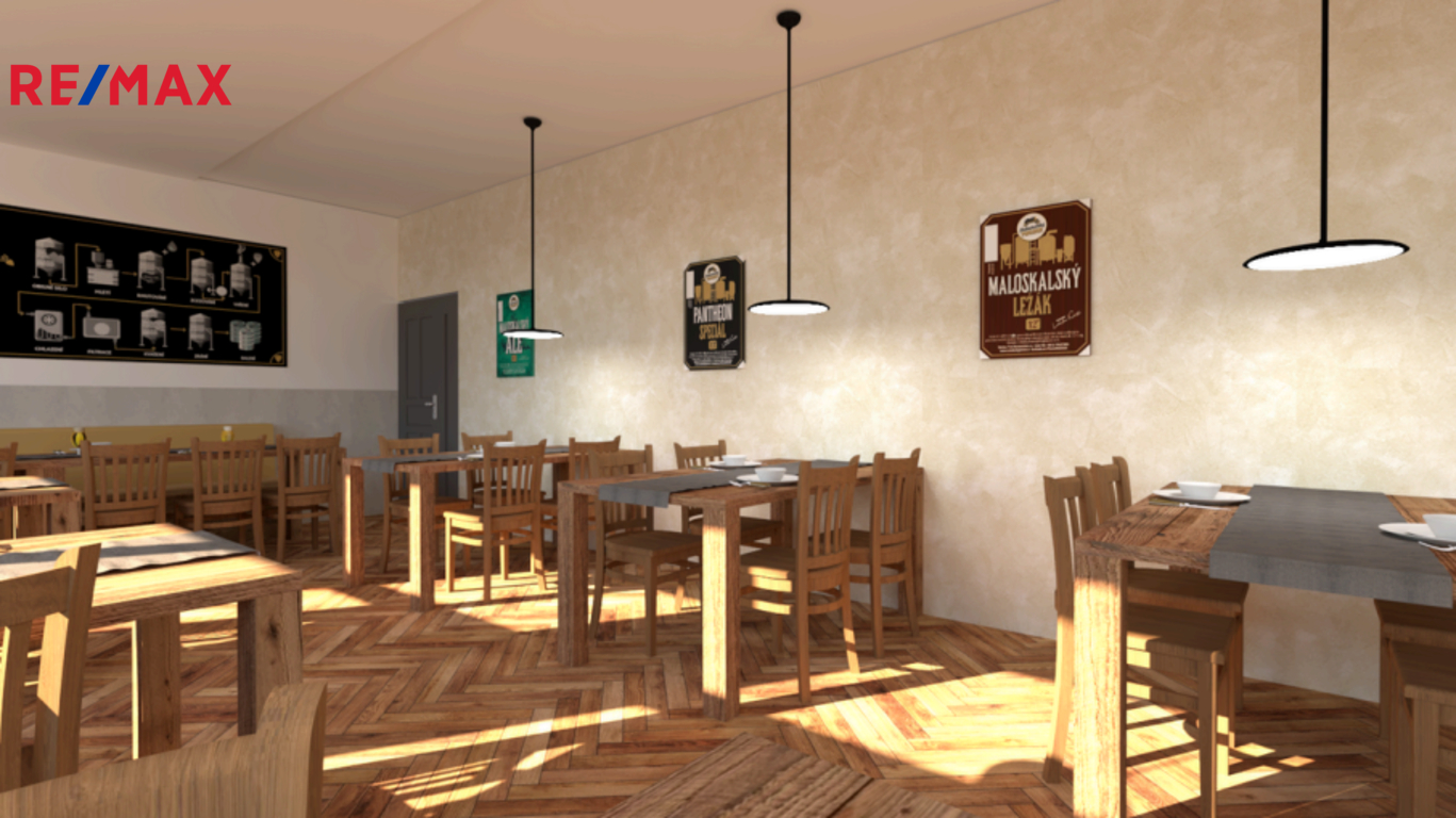 vizualizace sálu v přízemí po rekonstrukci