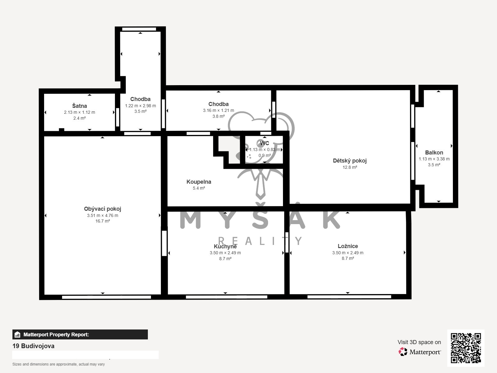 Matterport_Budivojova 19_Č.Budějovice_půdorys na n