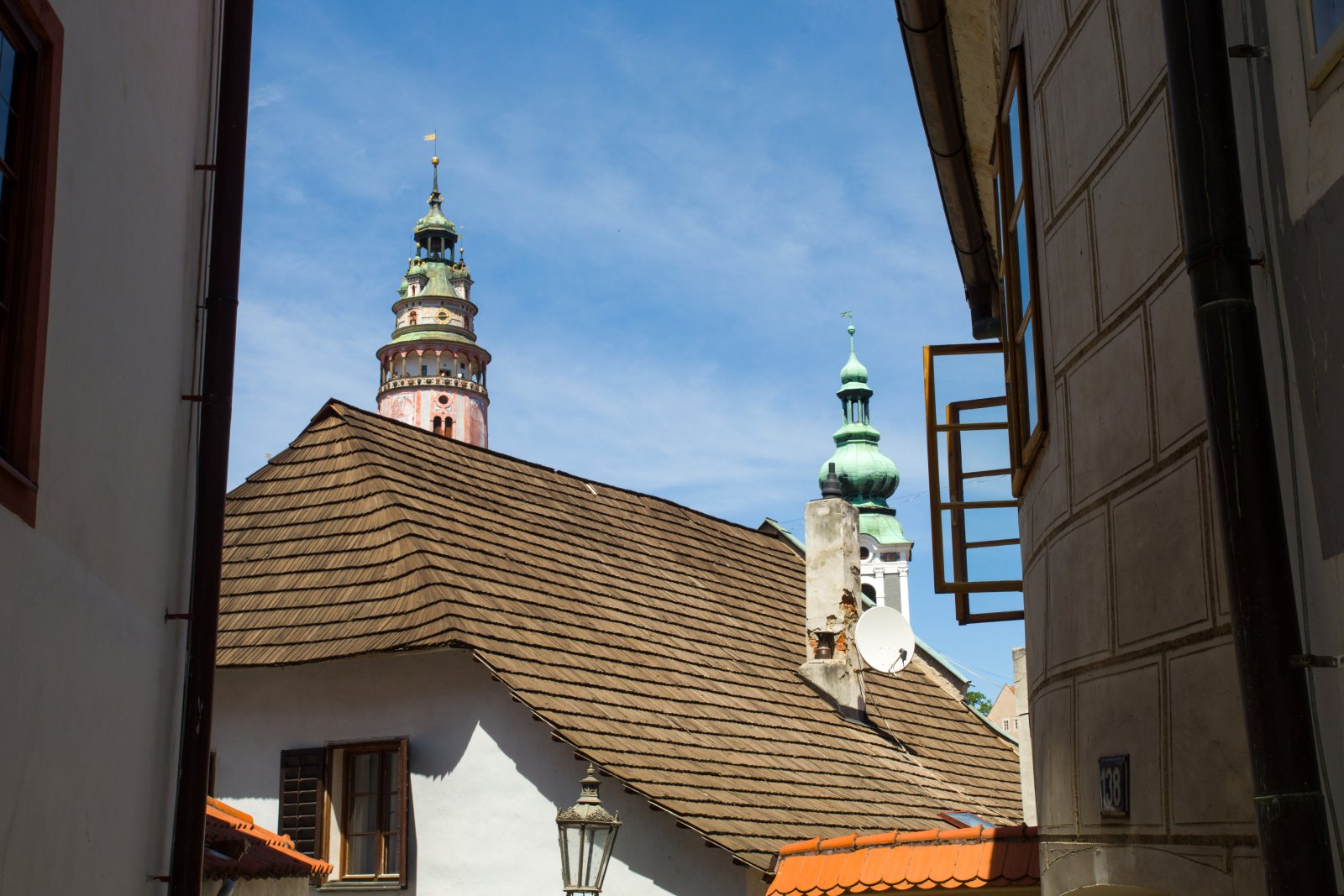 prodej historického domu, Český Krumlov, pohled na dům