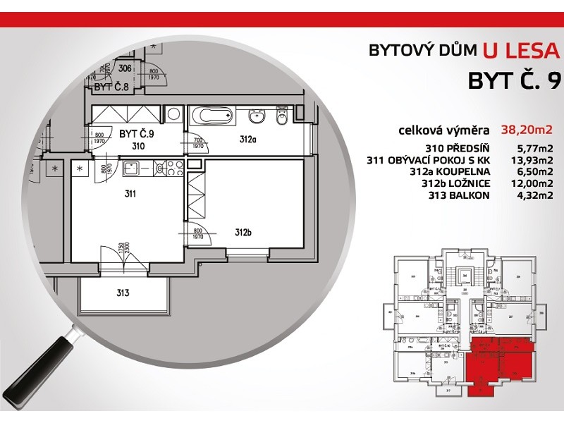 půdorys bytu