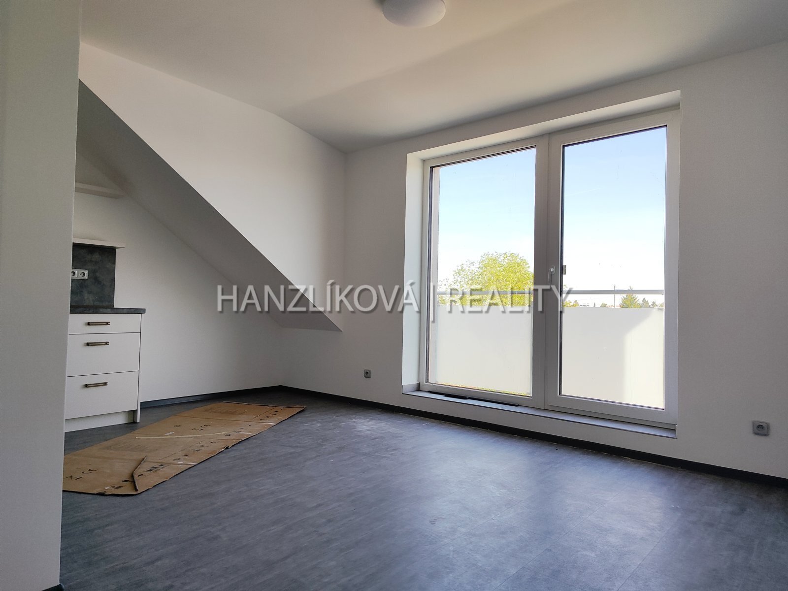 Obývací pokoj, pronájem bytu 2+kk, Krumlovská, České Budějovice