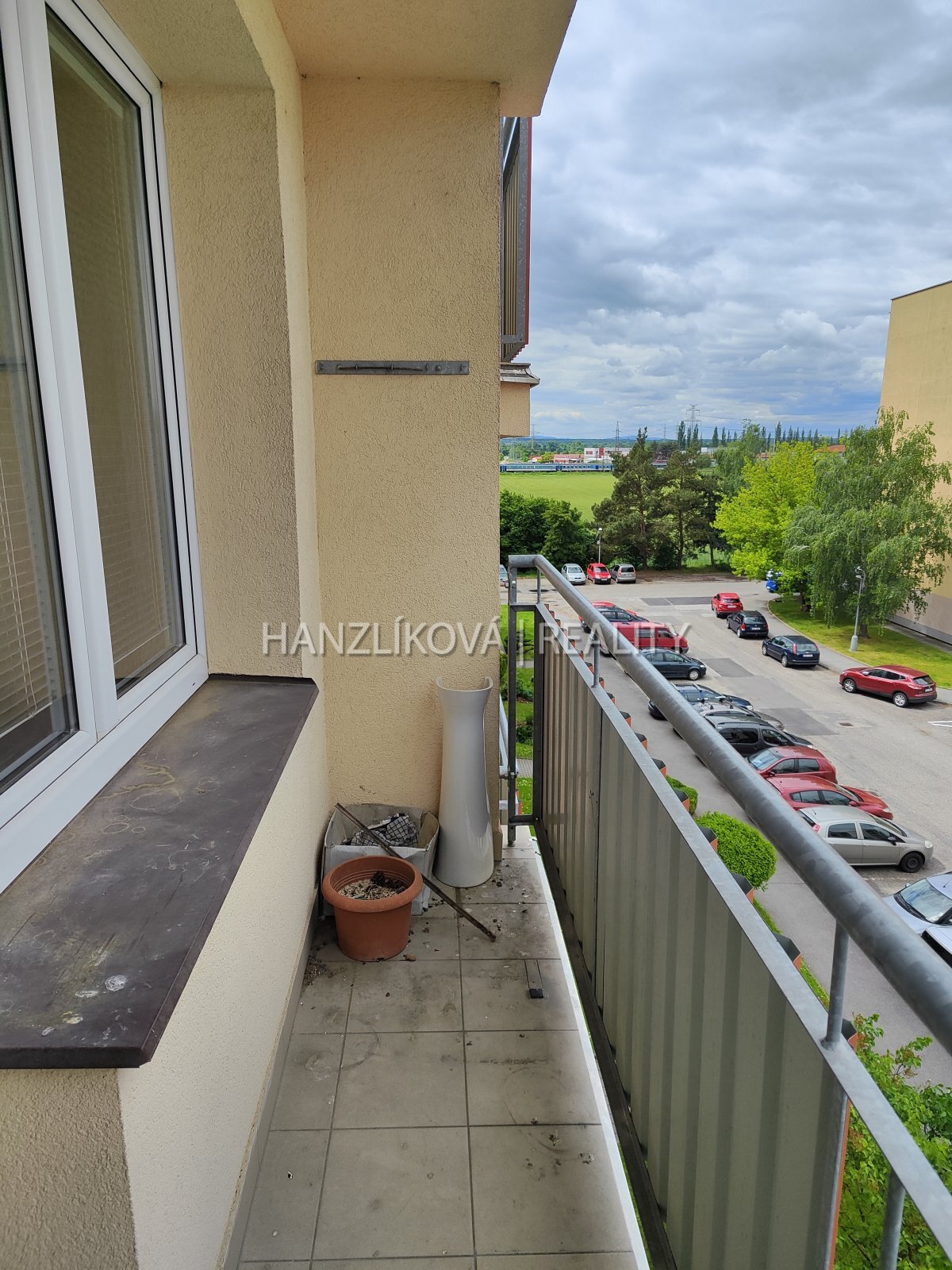 Balkon - ložnice, pronájem bytu 3+1, J. Štursy, České Budějovice