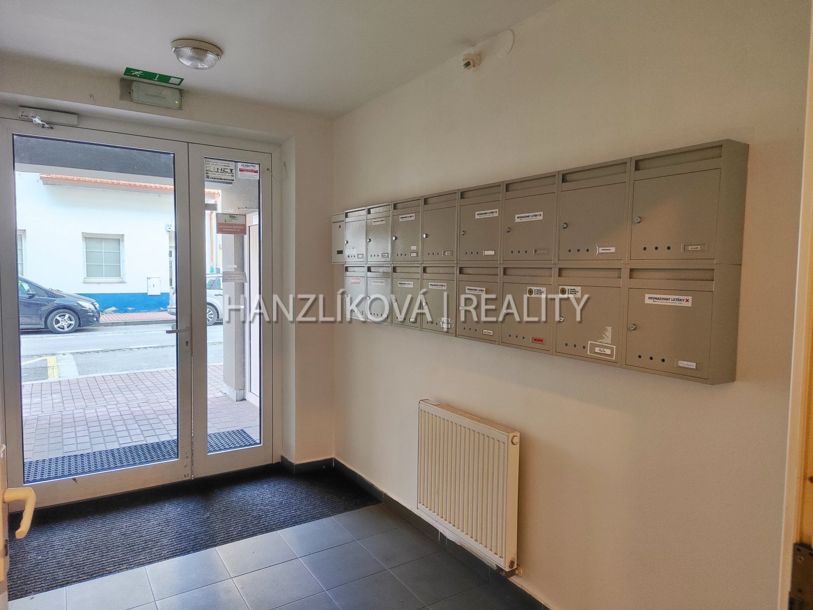 Společné prostory domu, pronájem nového bytu 2+kk,