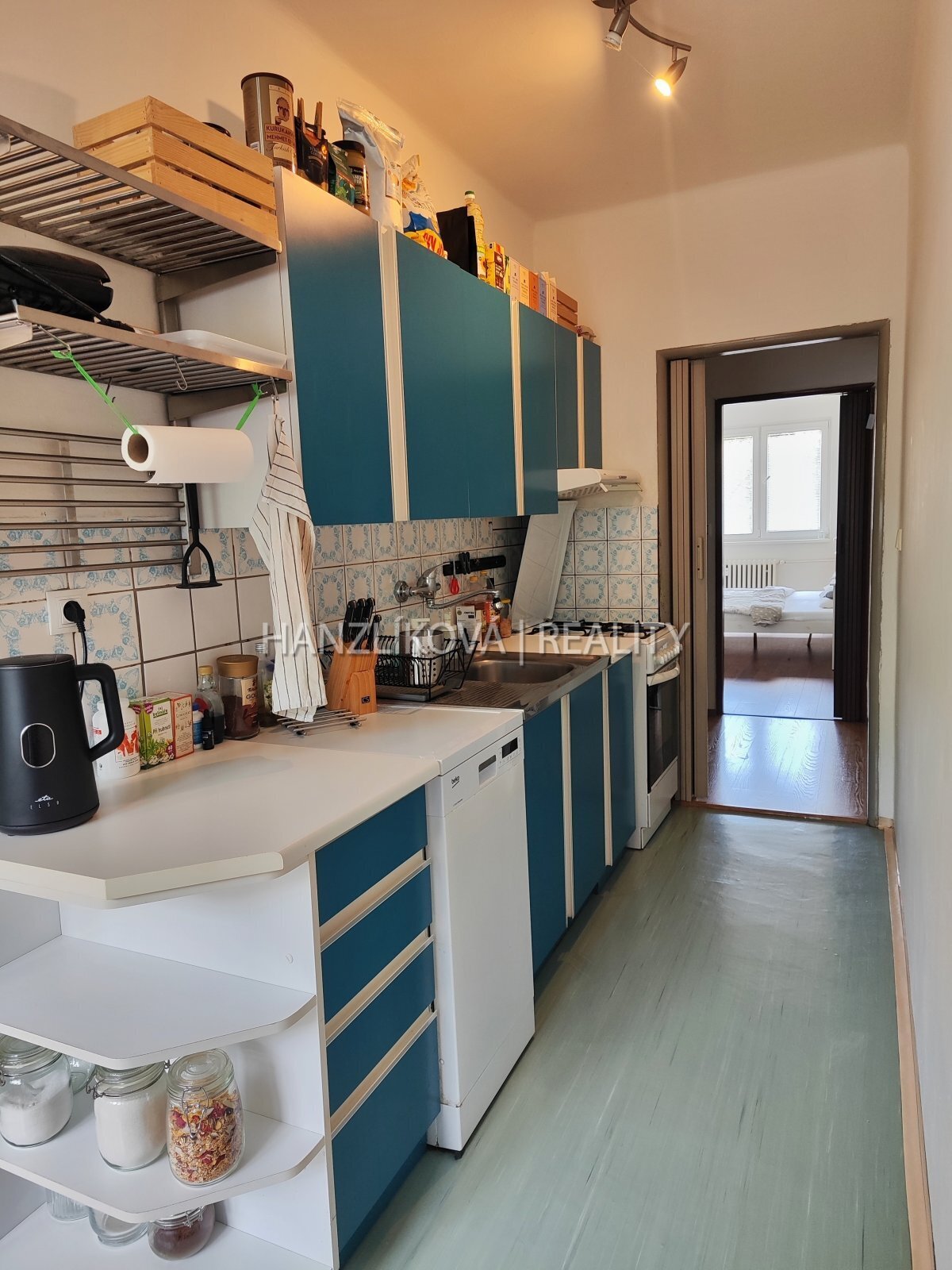 Kuchyně, pronájem bytu 3+1, Skuherského, České Budějovice