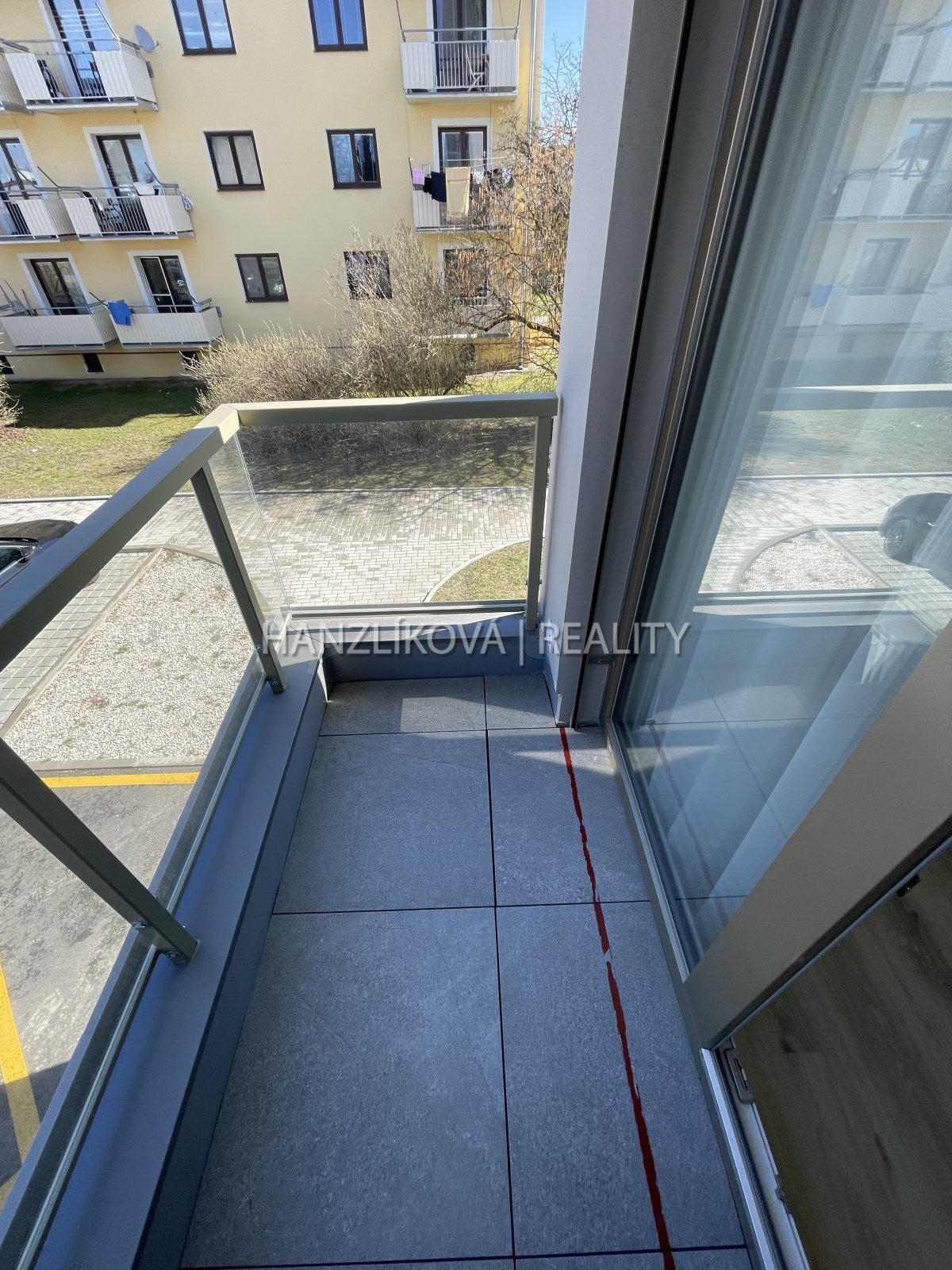 pronájem novostavby bytu 2+kk s lodžií, byt číslo B.04, residence Hálkova, ČB