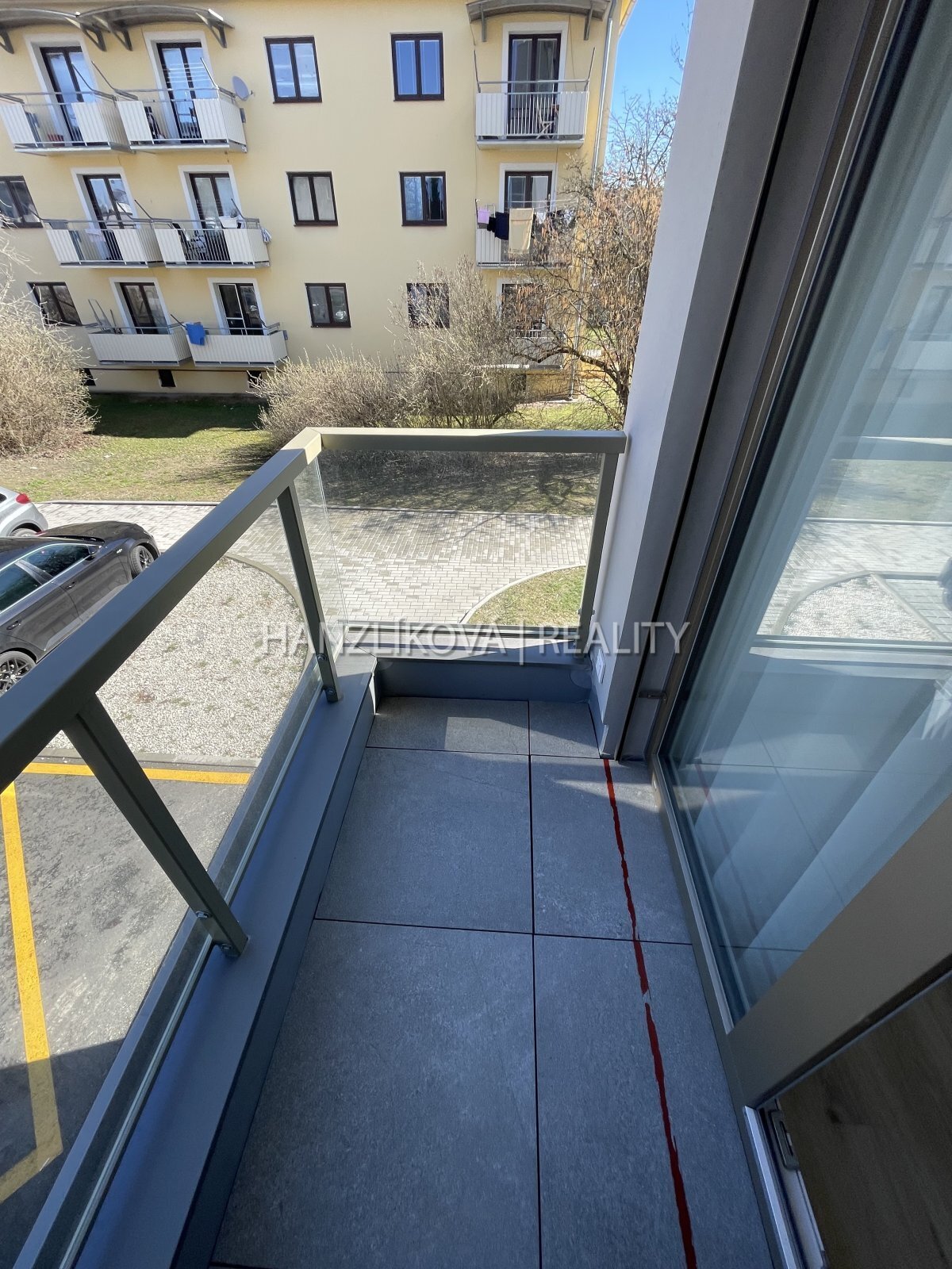 pronájem novostavby bytu 2+kk s lodžií, byt číslo B.04, residence Hálkova, ČB