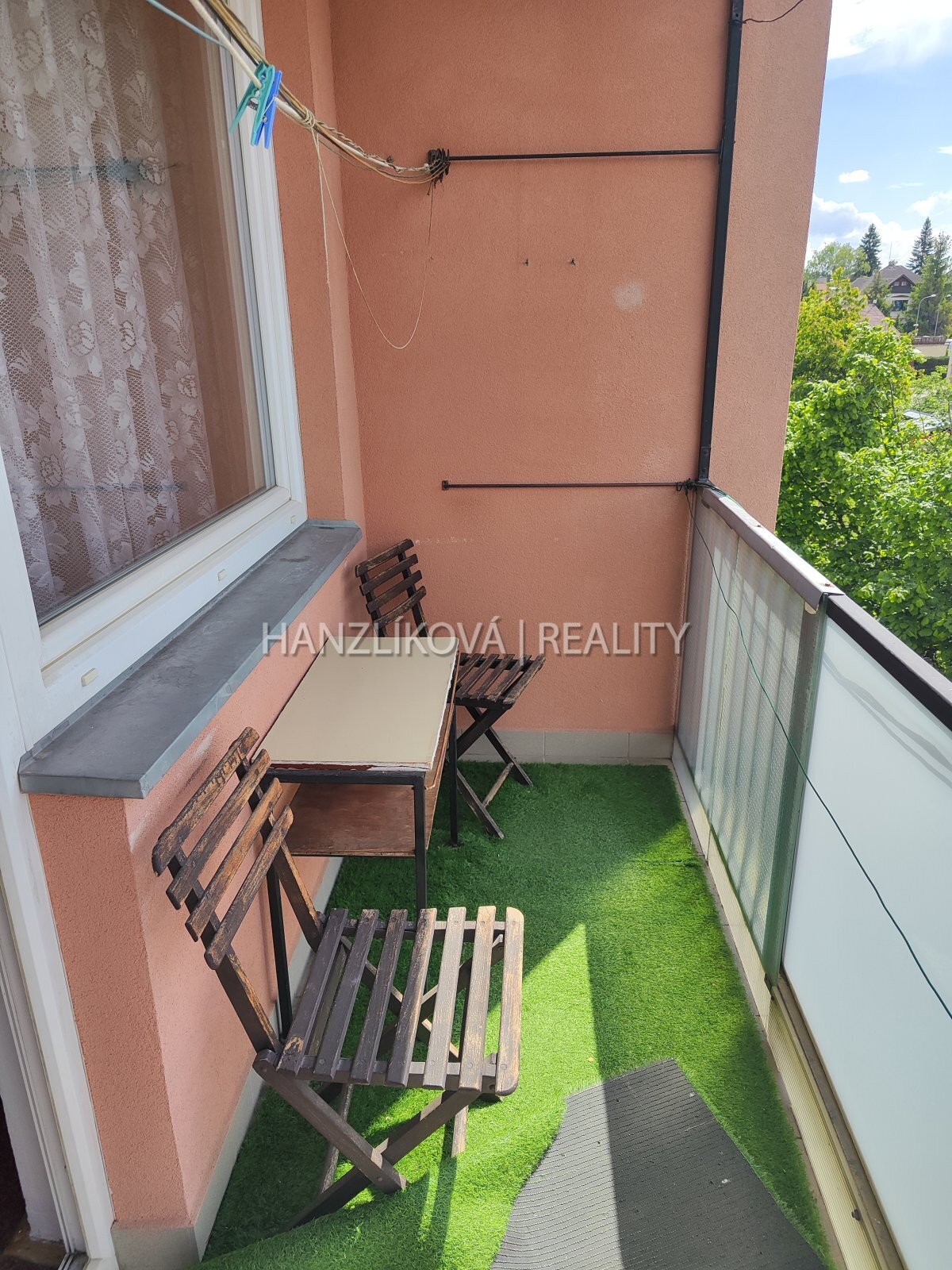 Balkon, pronájem bytu 3+1, J. Jindřicha, České Budějovice