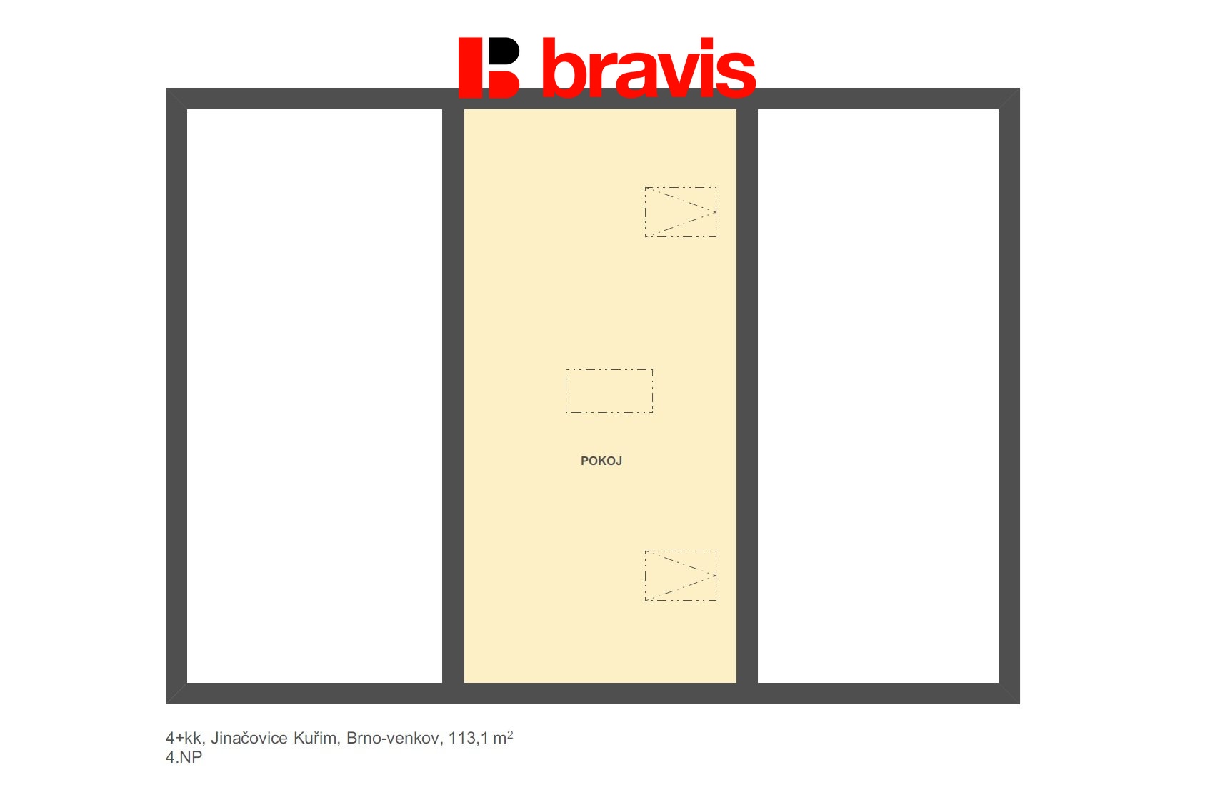 4+kk Jinačovice 113,1m2 4NP
