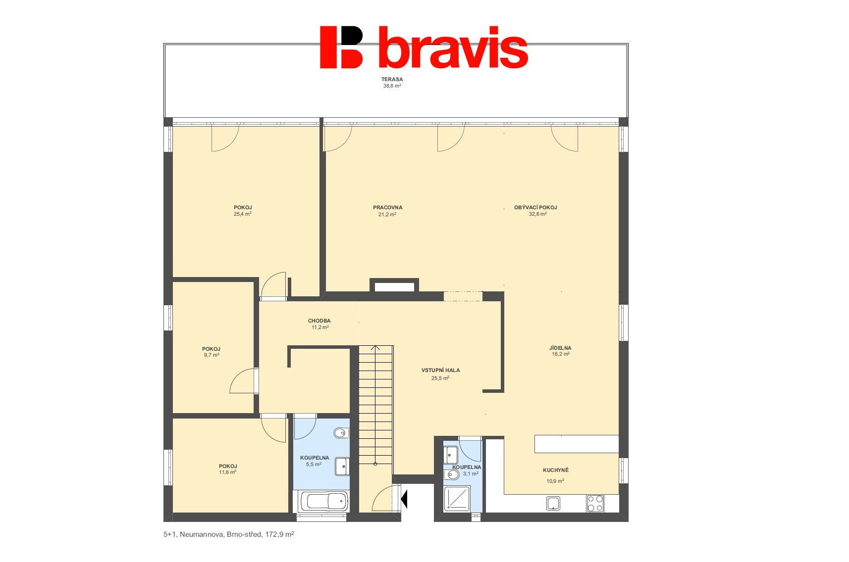 5+1 Neumannova 172,9m2