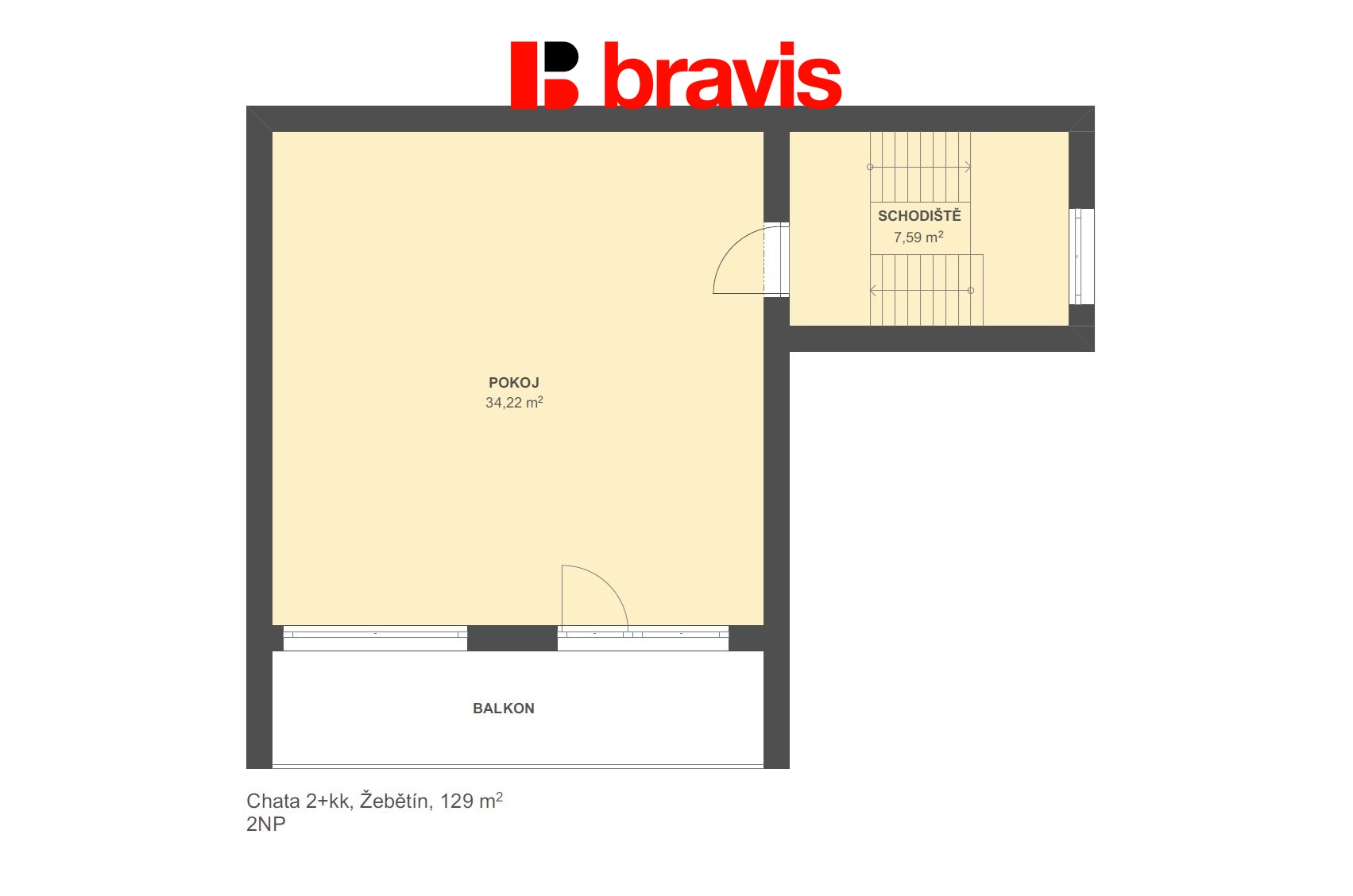 Chata Z?ebe?ti?n 129m2 2NP