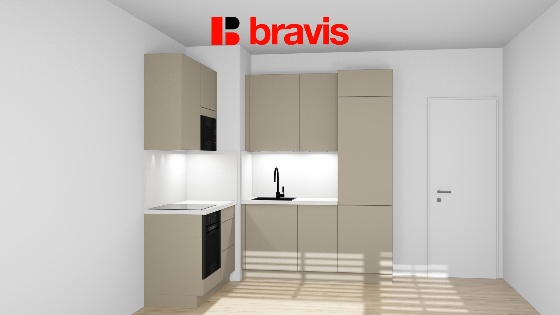 Vizualizace kuchyň_Spolkova 8