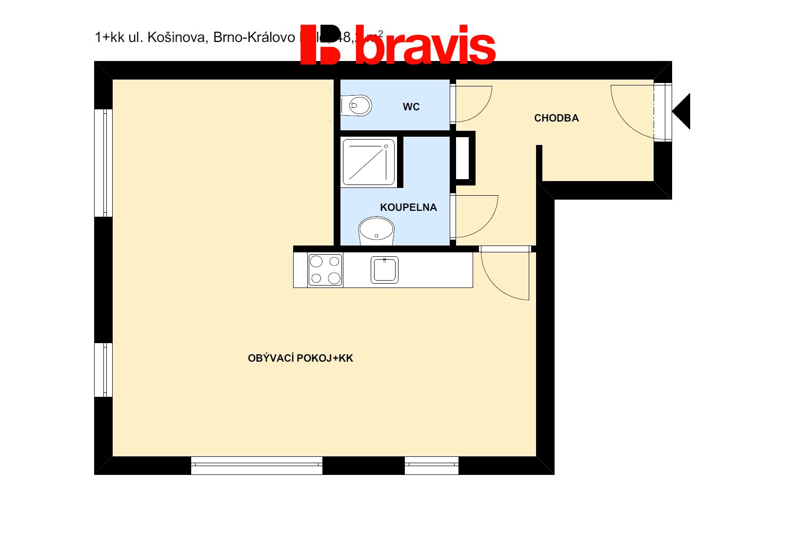1+kk Kos?inova 48,2m2