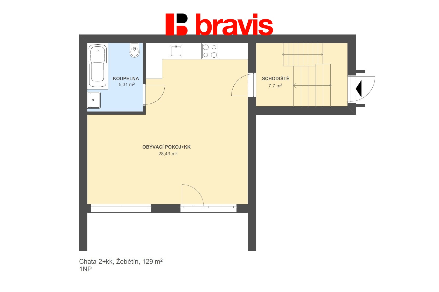 Chata Z?ebe?ti?n 129m2 1NP