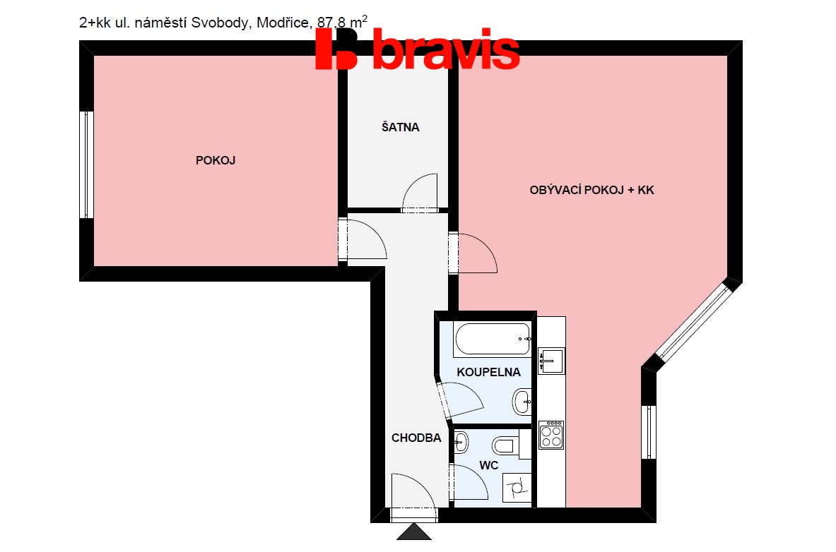 2+kk nám. Svobody 87,8 m2