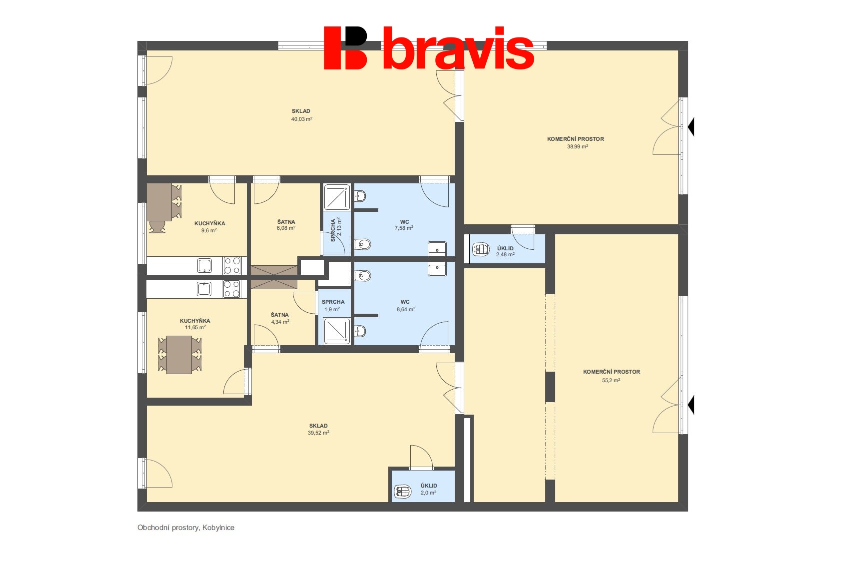 Obchodni? prostory Kobylnice