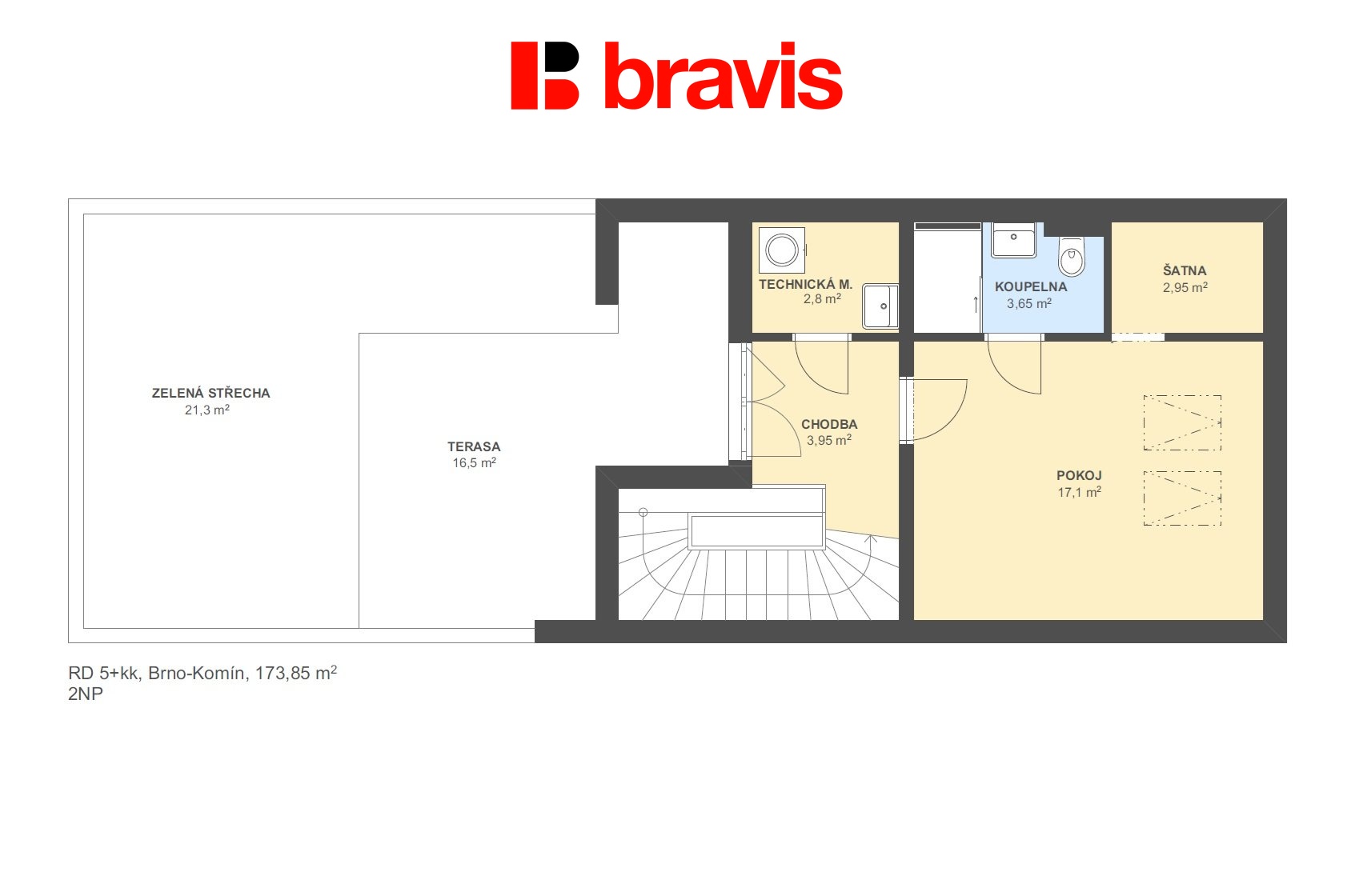 RD 5+kk Komín 173,85m2 2NP