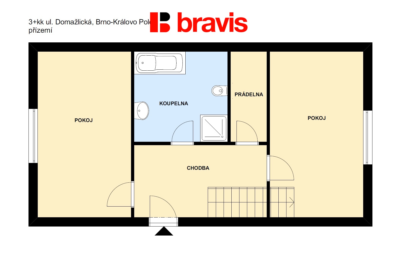 3+kk Domažlická přízemí