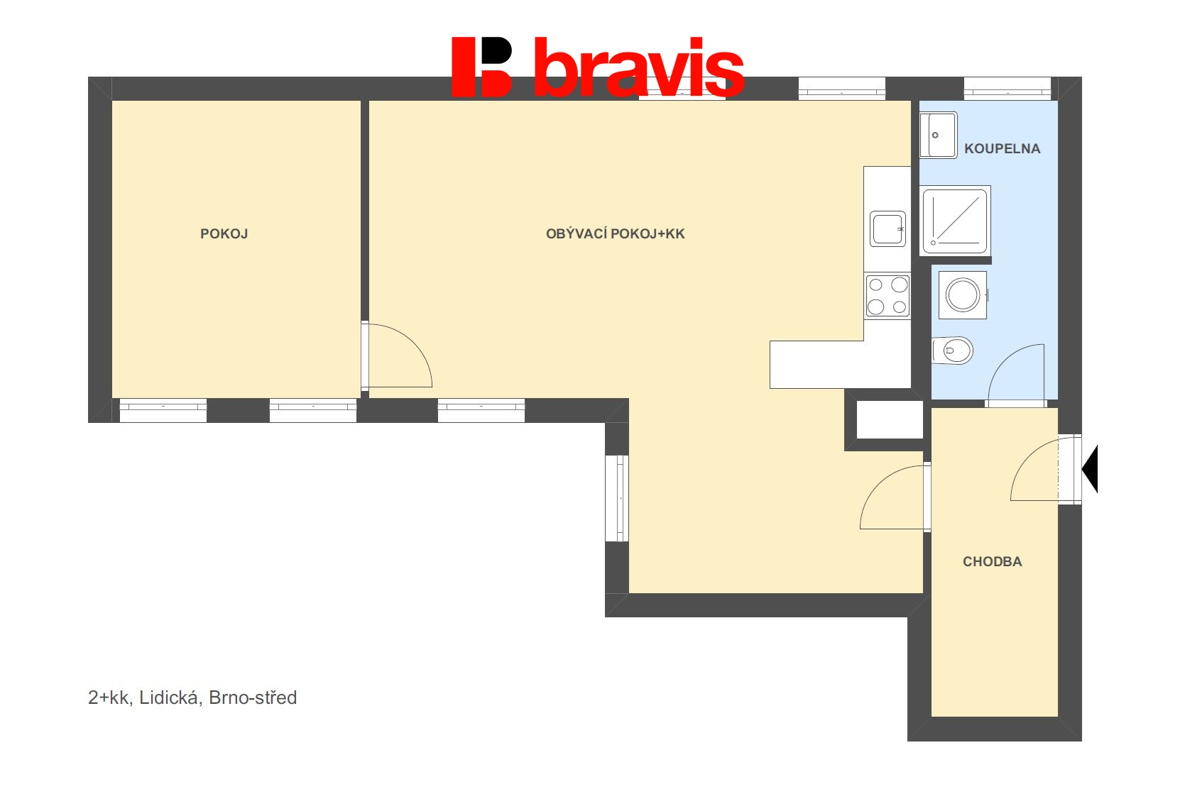 2+kk Lidická