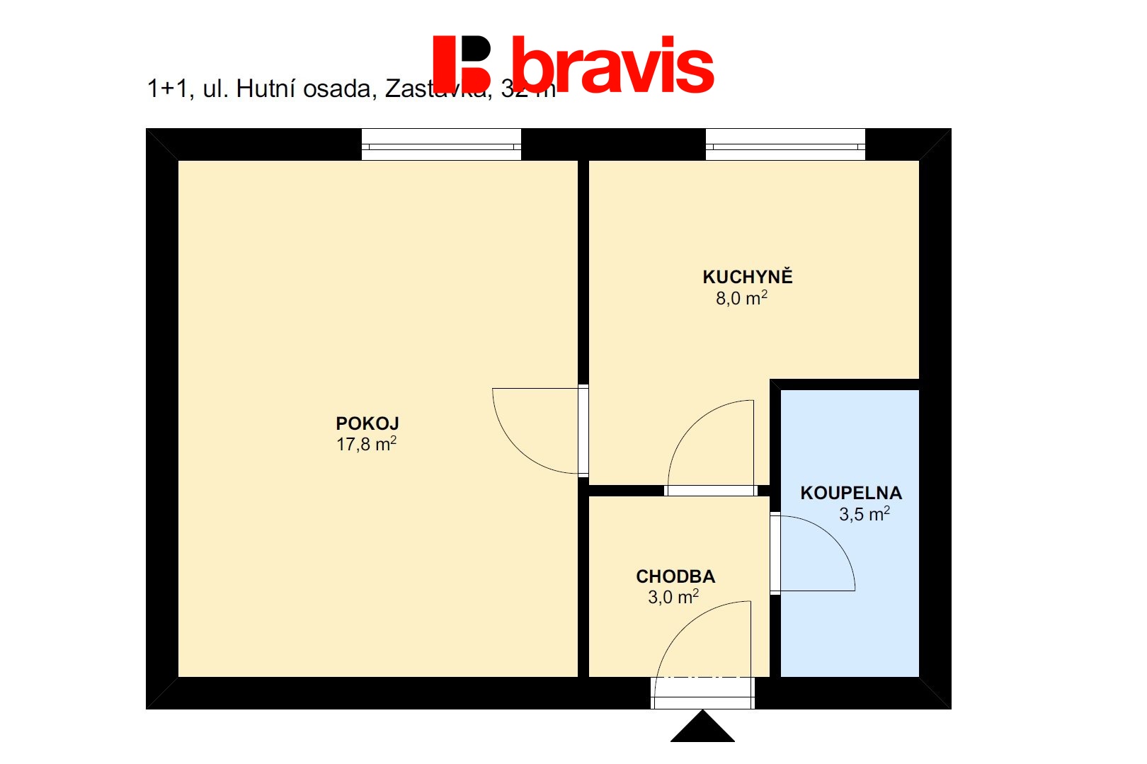 1+1 Hutní osada 32m2