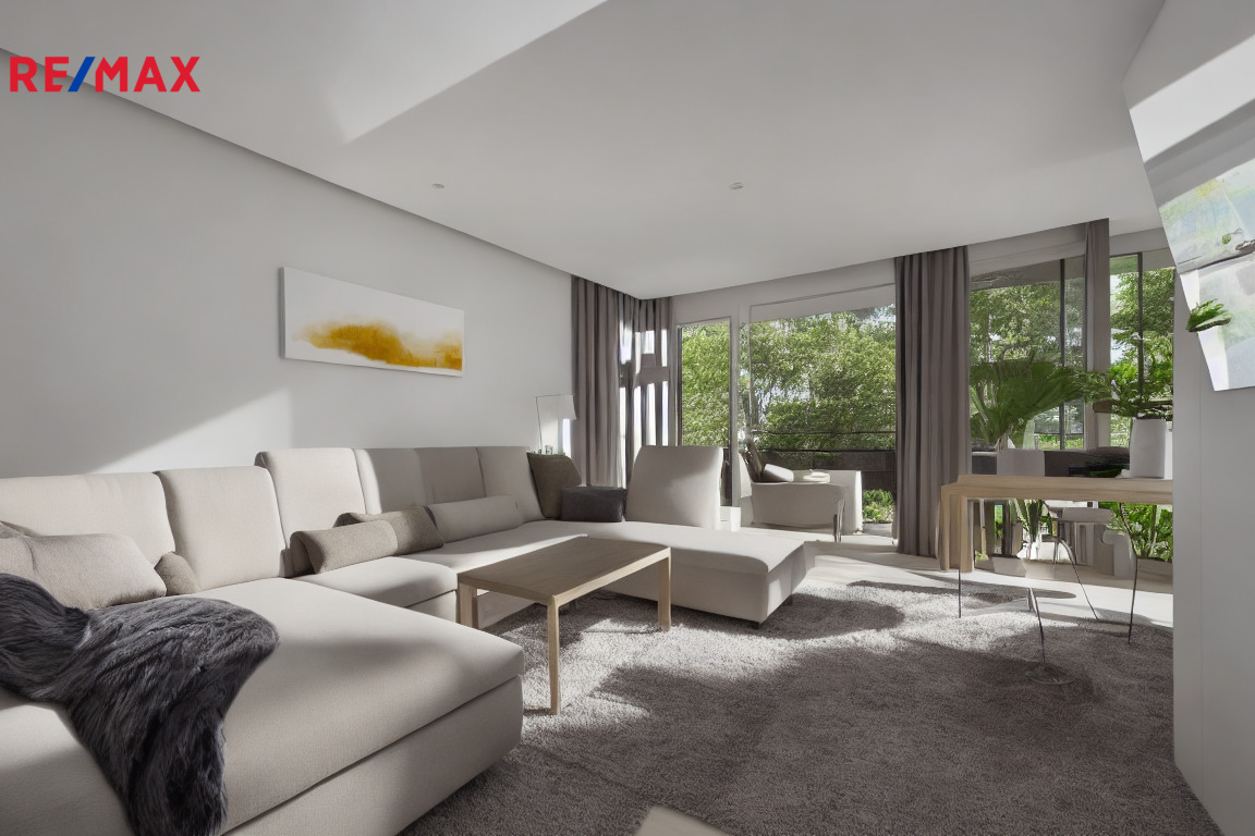  obývací pokoj s jídelním koutem - VIZUALIZACE možného interiérového redesignu