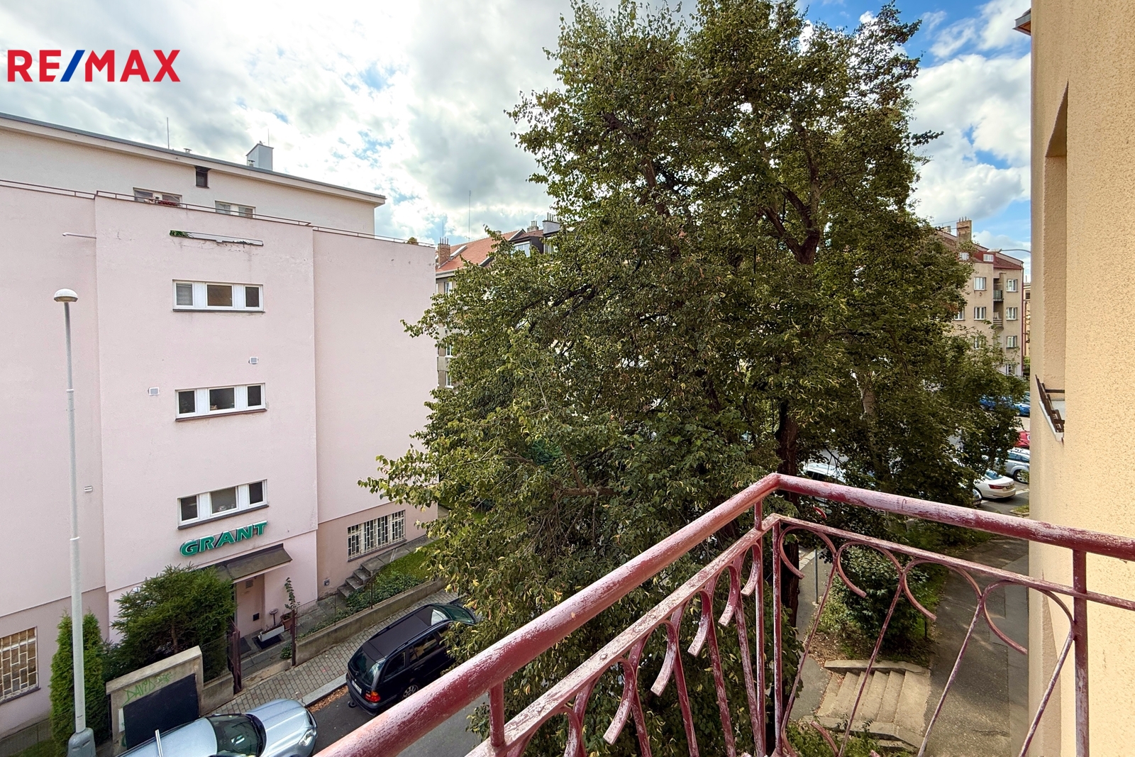 Pohled z balkónu