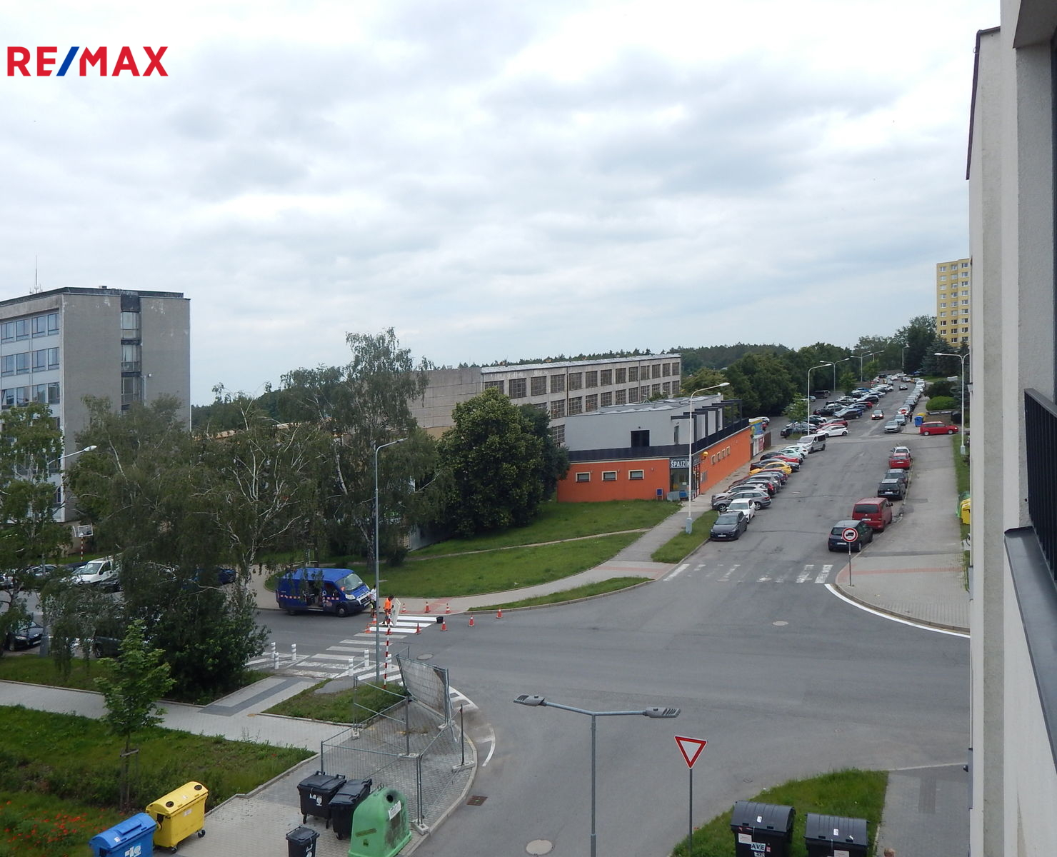 Pohled z okna na sever