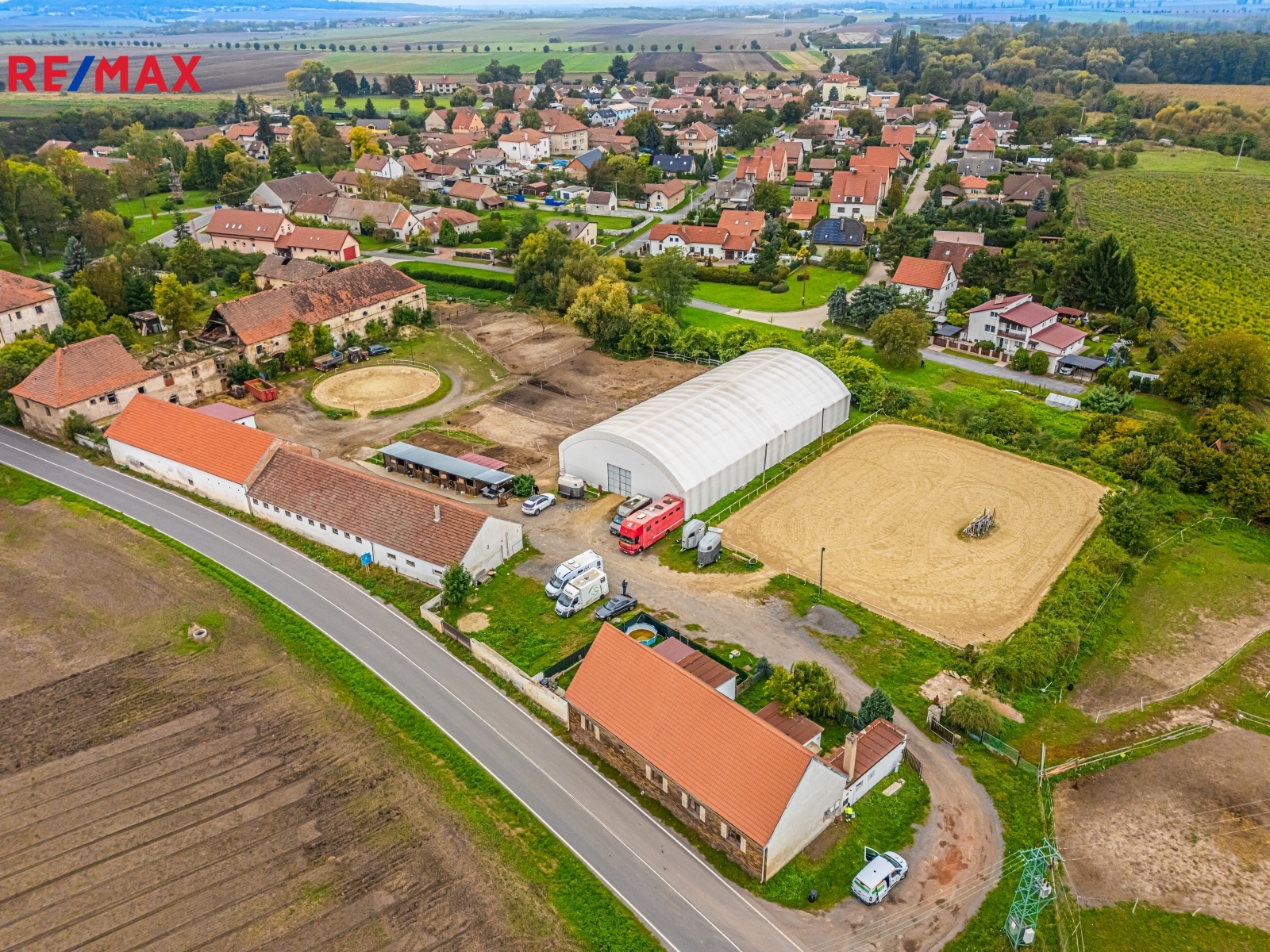 pohled na areál