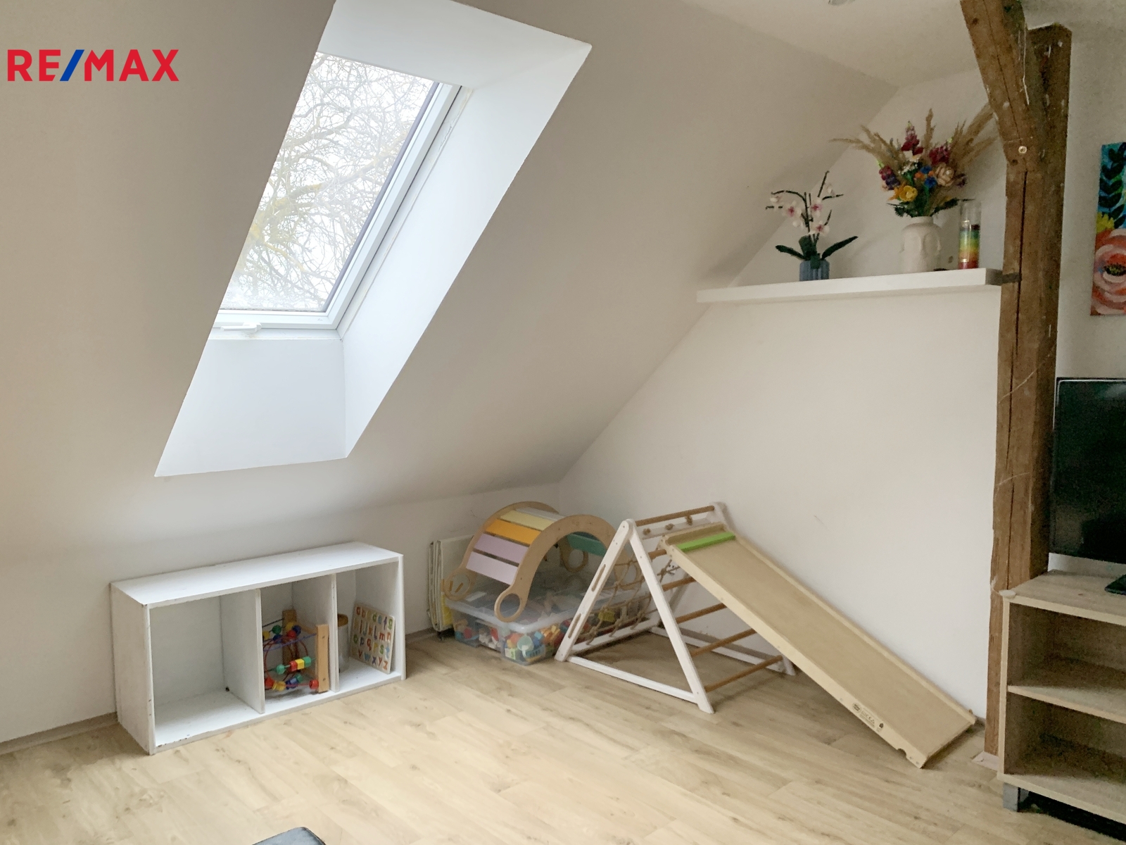 obývací pokoj v podkroví