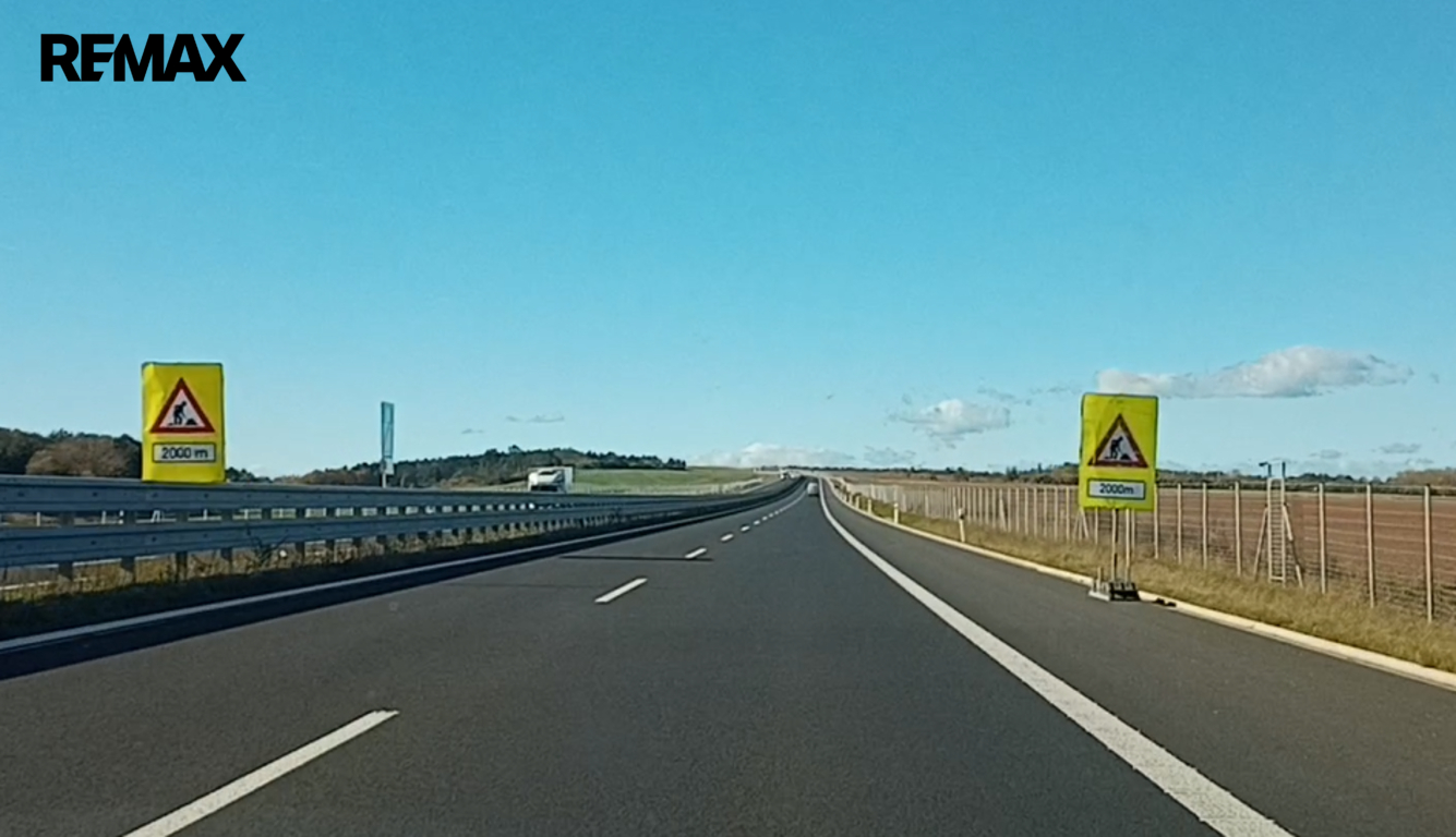 Tady už je zprovozněný úsek