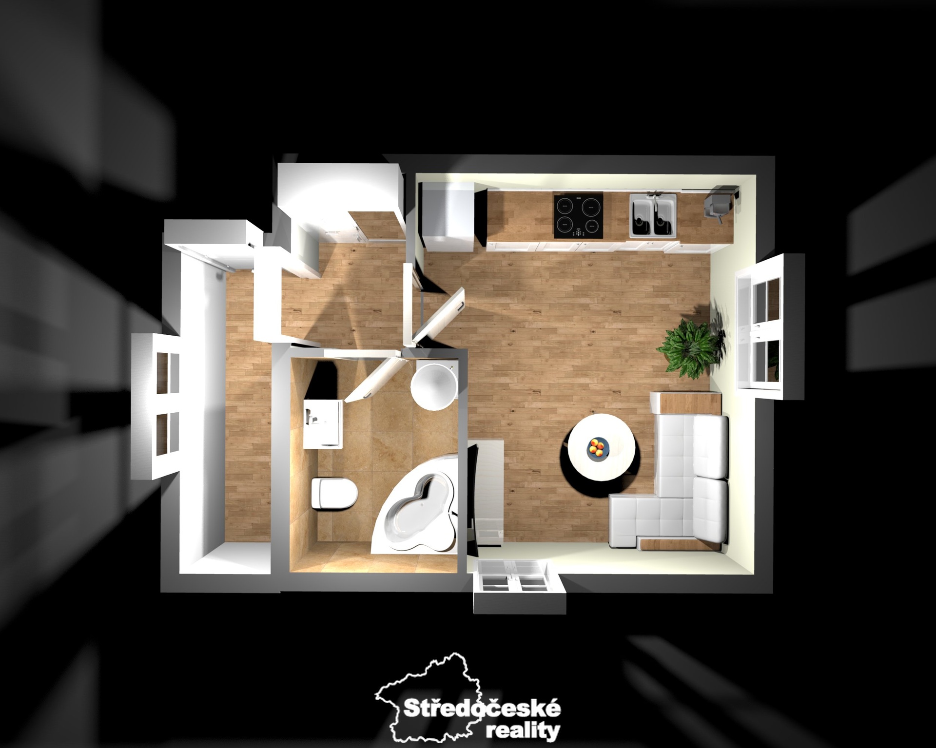 plánek - byt číslo 1 - Natalie