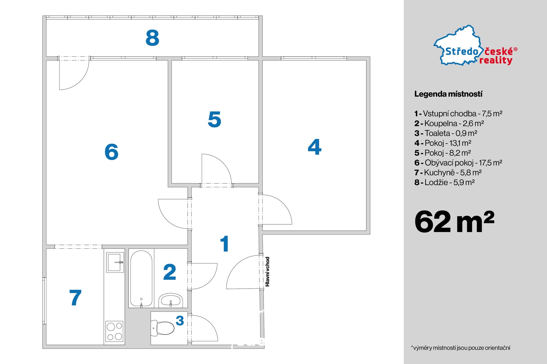 Ondřej Pačes - 2D půdorys bytu - 1.4.2026