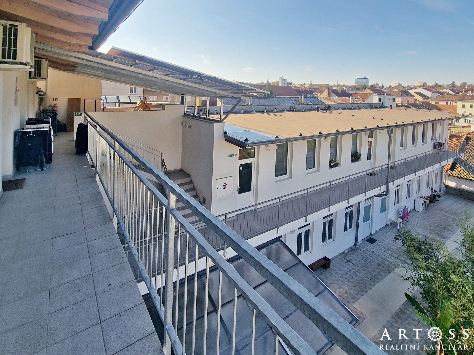 Pohled do vnitrobloku