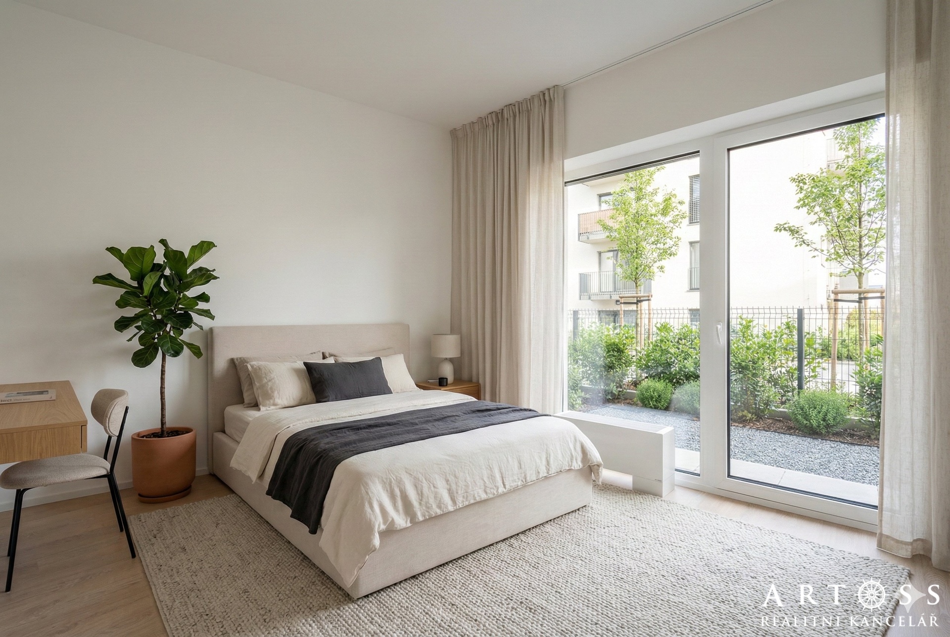 vizualizace ložnice