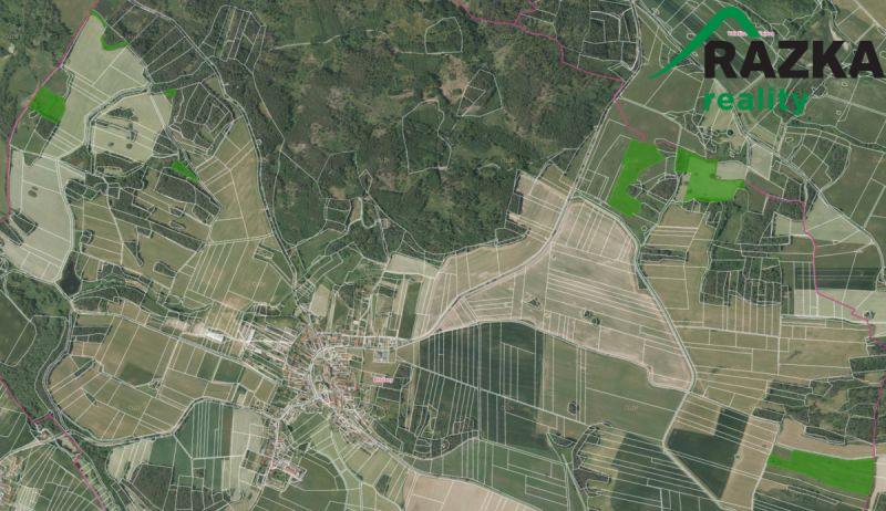 Zemědělské pozemky 82,8 hektarů na Klatovsku