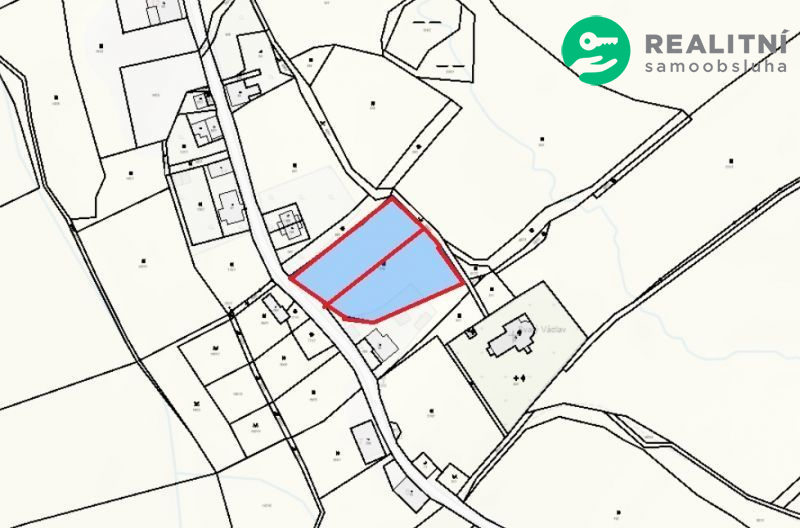 2 pozemky na stavbu RD, Krušné hory - Kalek